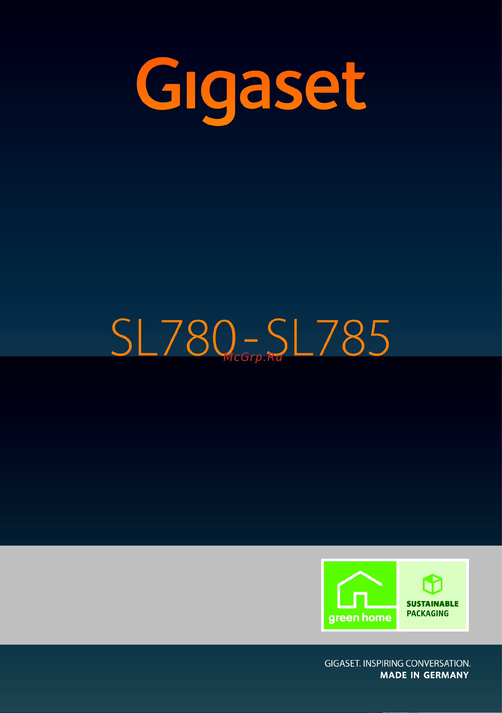 GIGASET COMMUNICATIONS GMBH GIGASET SL785 Руководство по эксплуатации онлайн