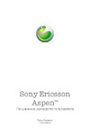 SONY-ERICSSON SONY Aspen Руководство по эксплуатации