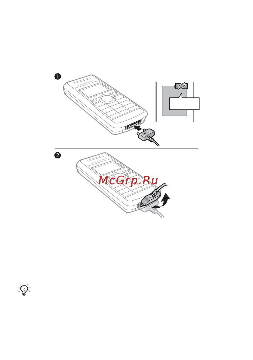 SONY-ERICSSON Sony Ericsson J110i [9/85] Зарядка аккумулятора
