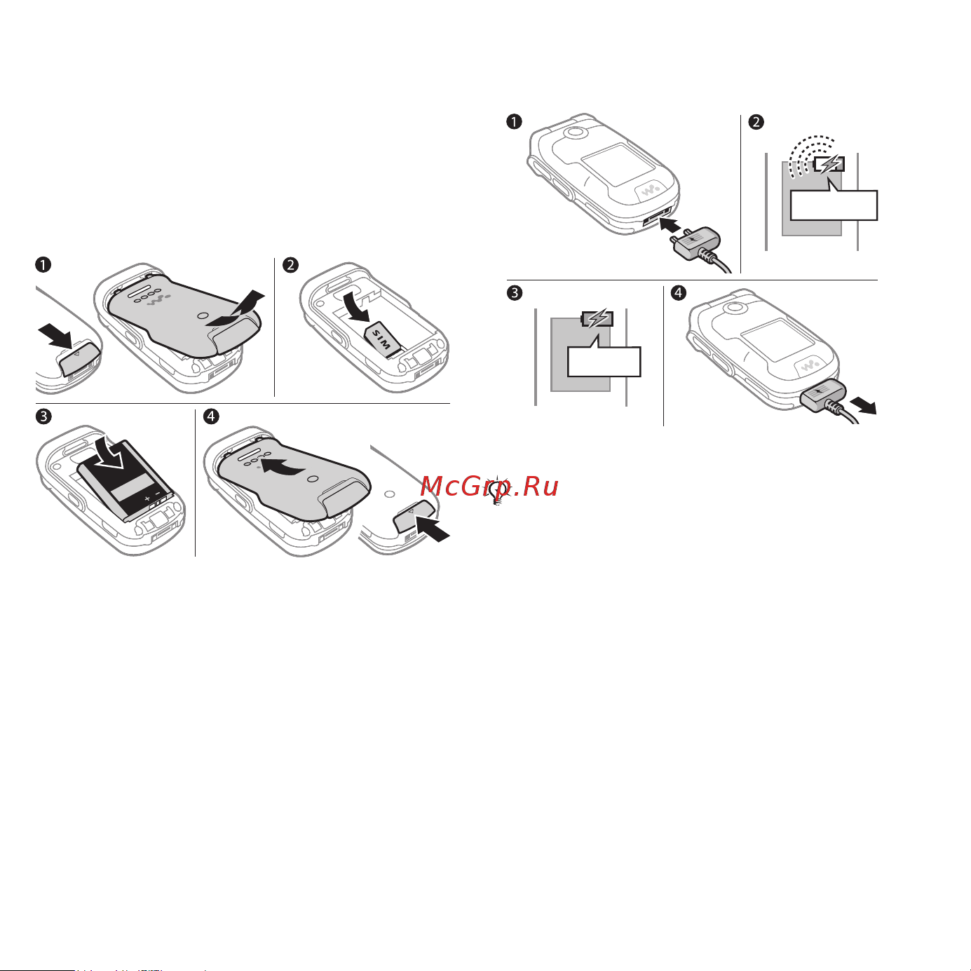 SONY-ERICSSON Sony Ericsson W710i [6/128] Sim карта и аккумулятор