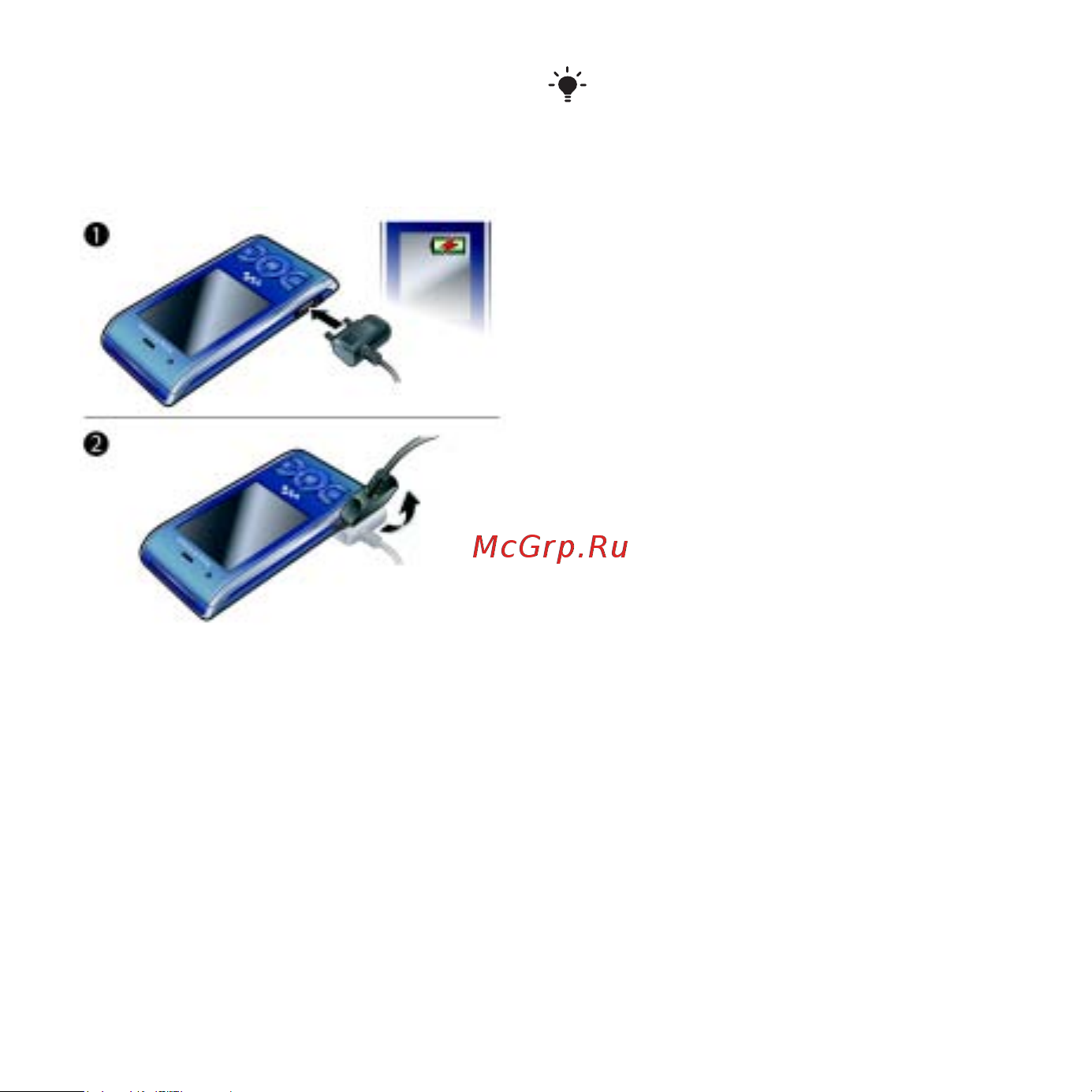 SONY-ERICSSON SonyEricsson W595 Walkman [12/105] Зарядка аккумулятора