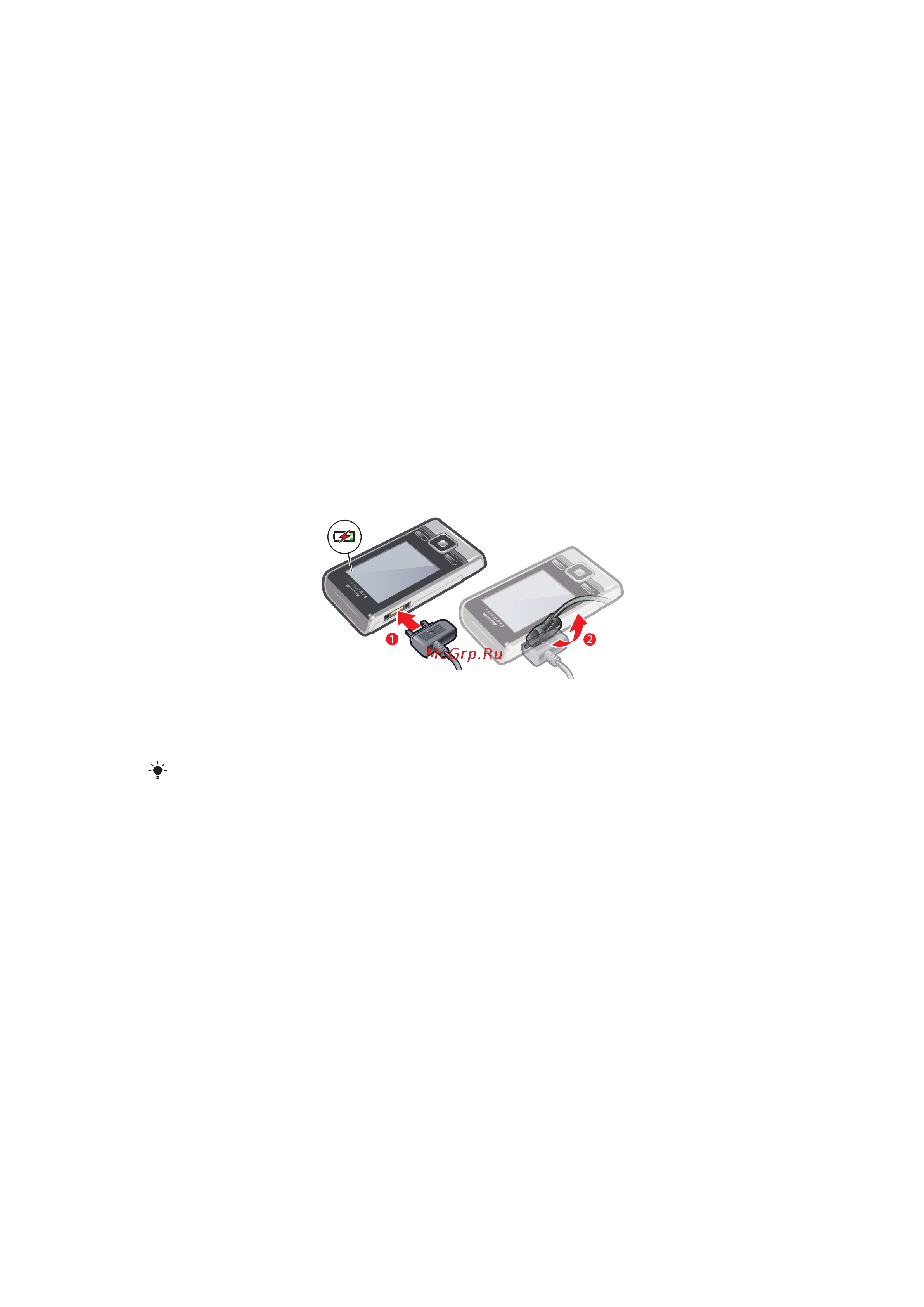 SONY-ERICSSON Sony Ericsson T715 [5/60] Зарядка аккумулятора