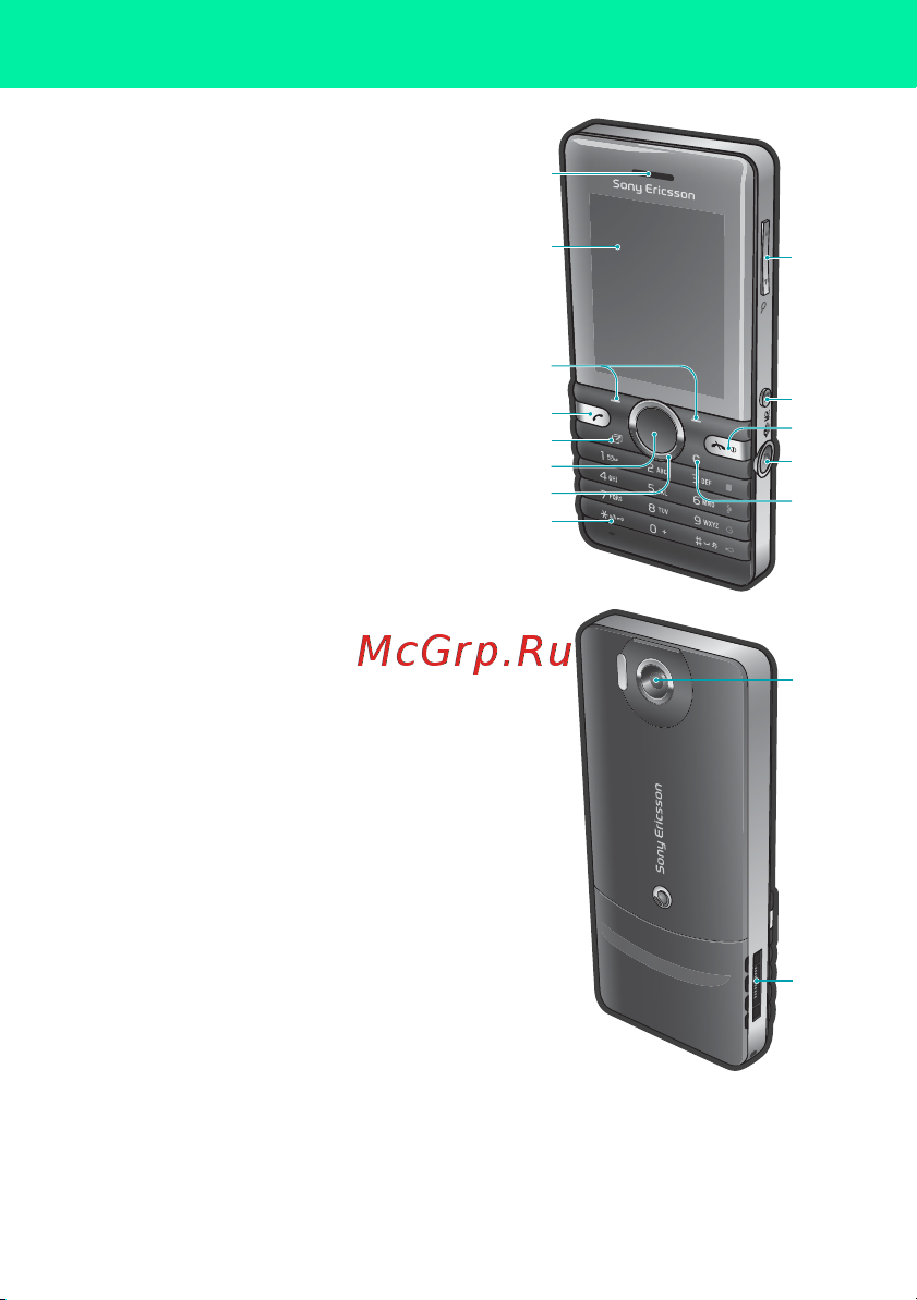 SONY-ERICSSON Sony Ericsson S312 [9/42] Клавиша включения выключения