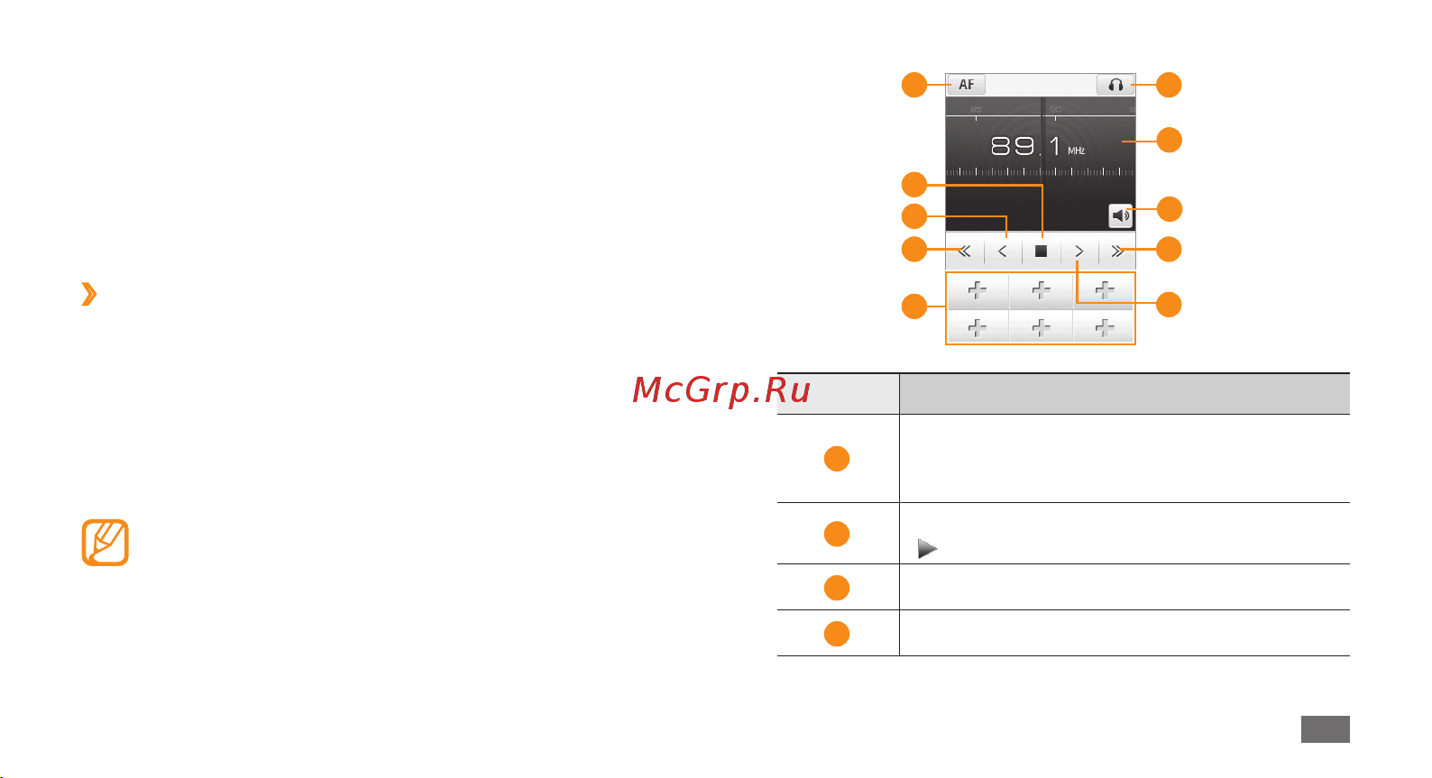 Samsung S7230E Wave 723 [66/138] Fm радио