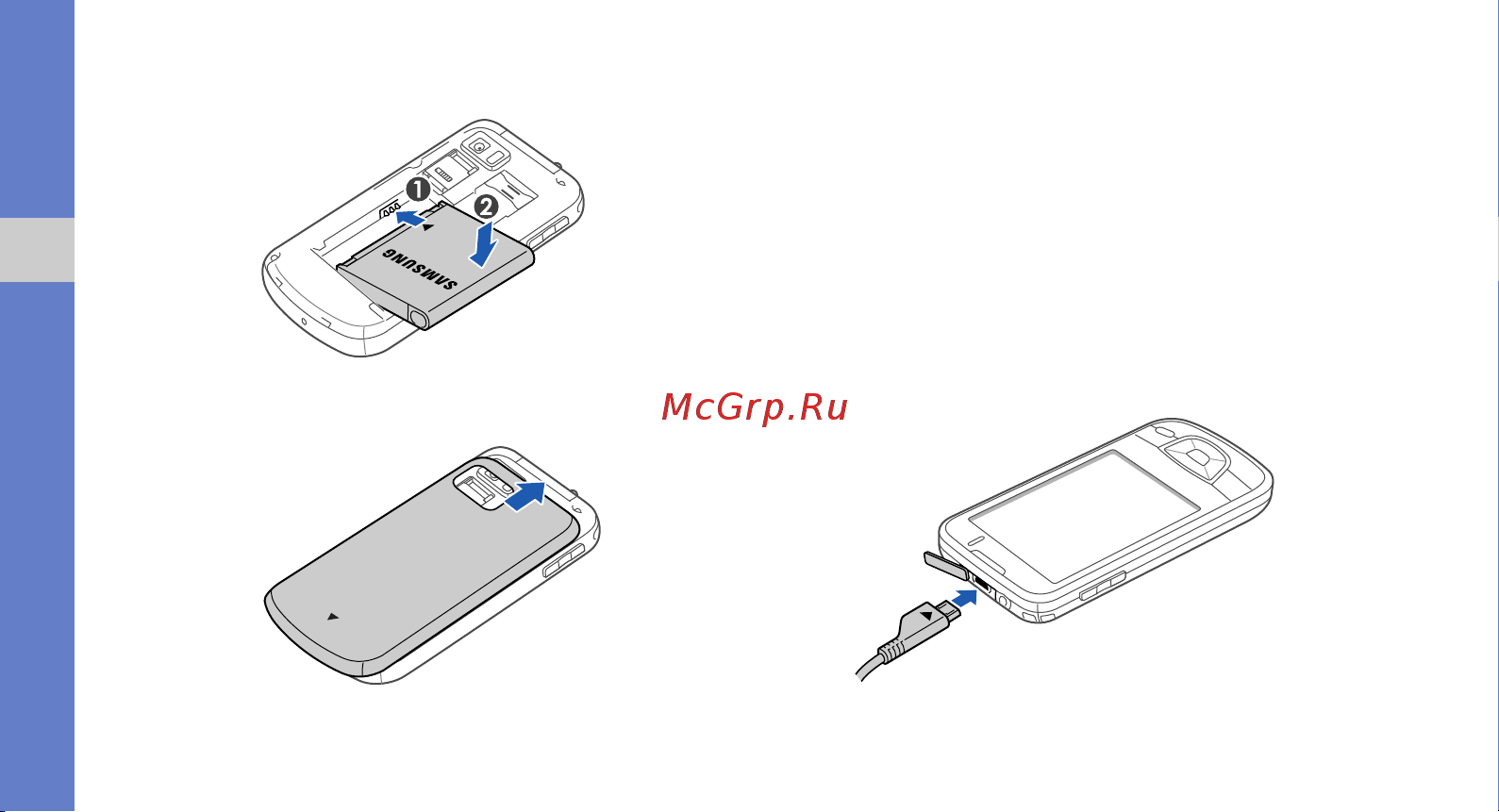 Samsung GT-i7500 [26/100] Зарядка аккумулятора