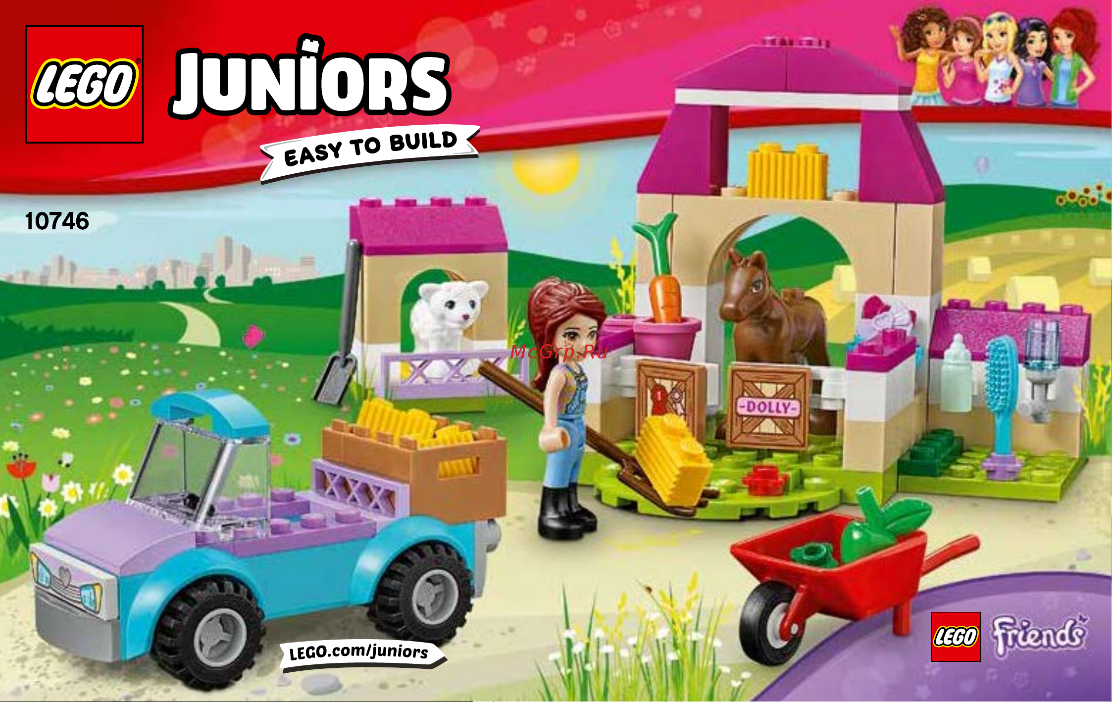Lego Juniors 10746 Mias Farm Suitcase (Чемоданчик Ферма Мии) Руководство по эксплуатации онлайн