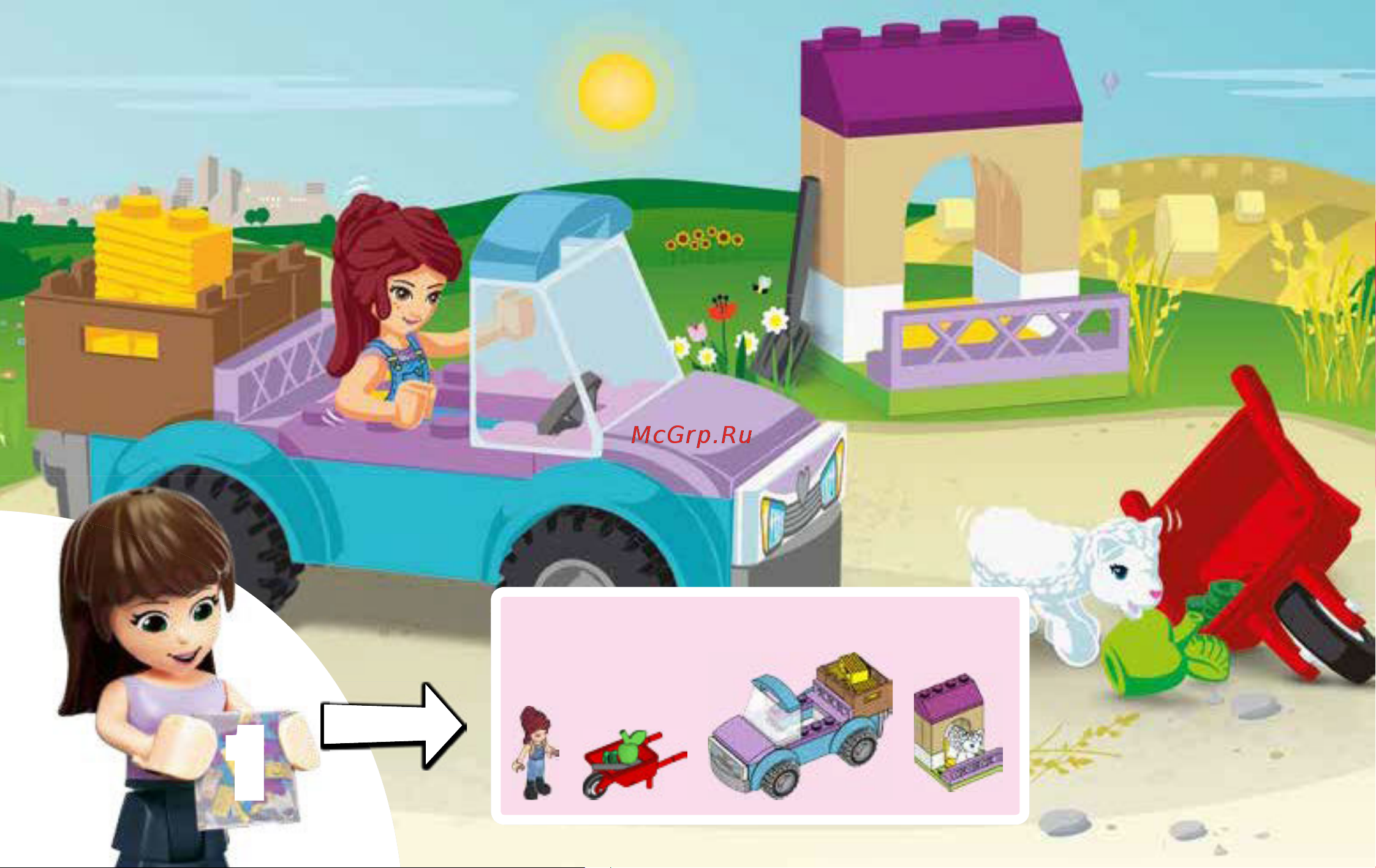 Lego Juniors 10746 Mias Farm Suitcase (Чемоданчик Ферма Мии) Руководство по эксплуатации онлайн [4/56] 775866