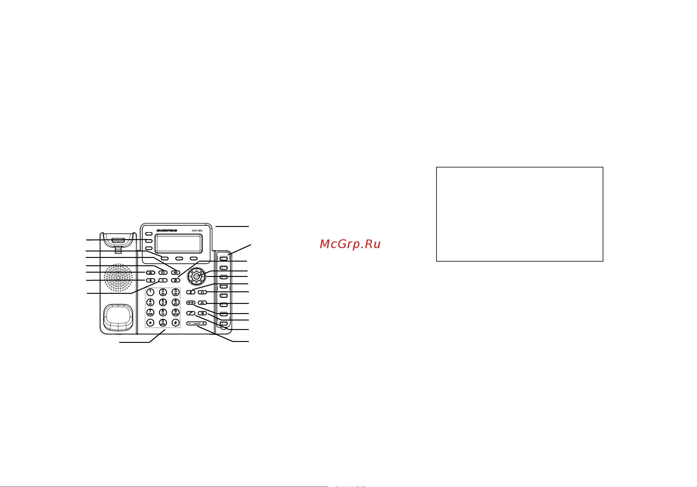 Grandstream GXP-1630 [5/29] Phone configuration
