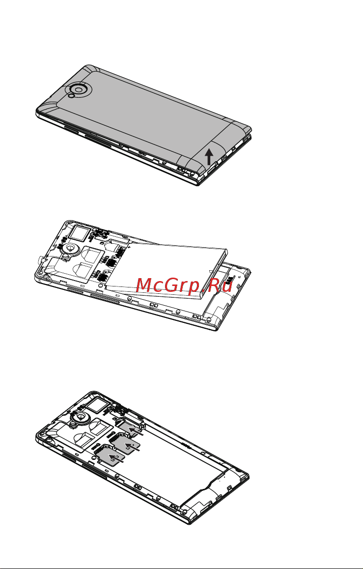 DEXP Ixion MS150 Glider 3G 8Gb [10/26] Установка sim карты и карты памяти