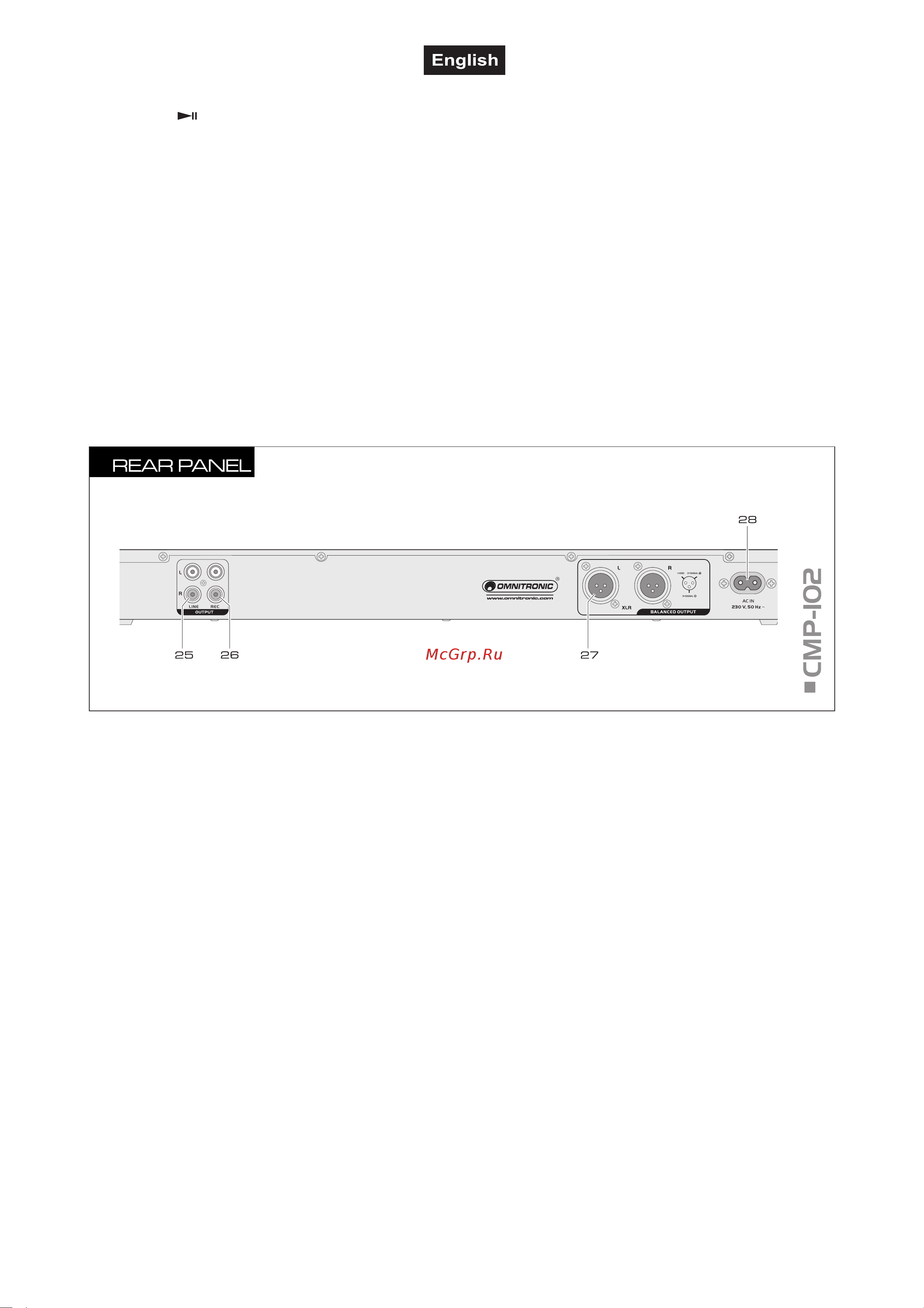OMNITRONIC CMP-102 [23/30] Doc version 1 23 30
