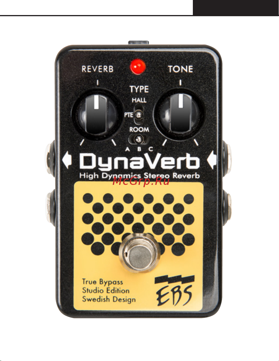 EBS DynaVerb High Dynamics Stereo Reverb Guitar edition Руководство по эксплуатации онлайн