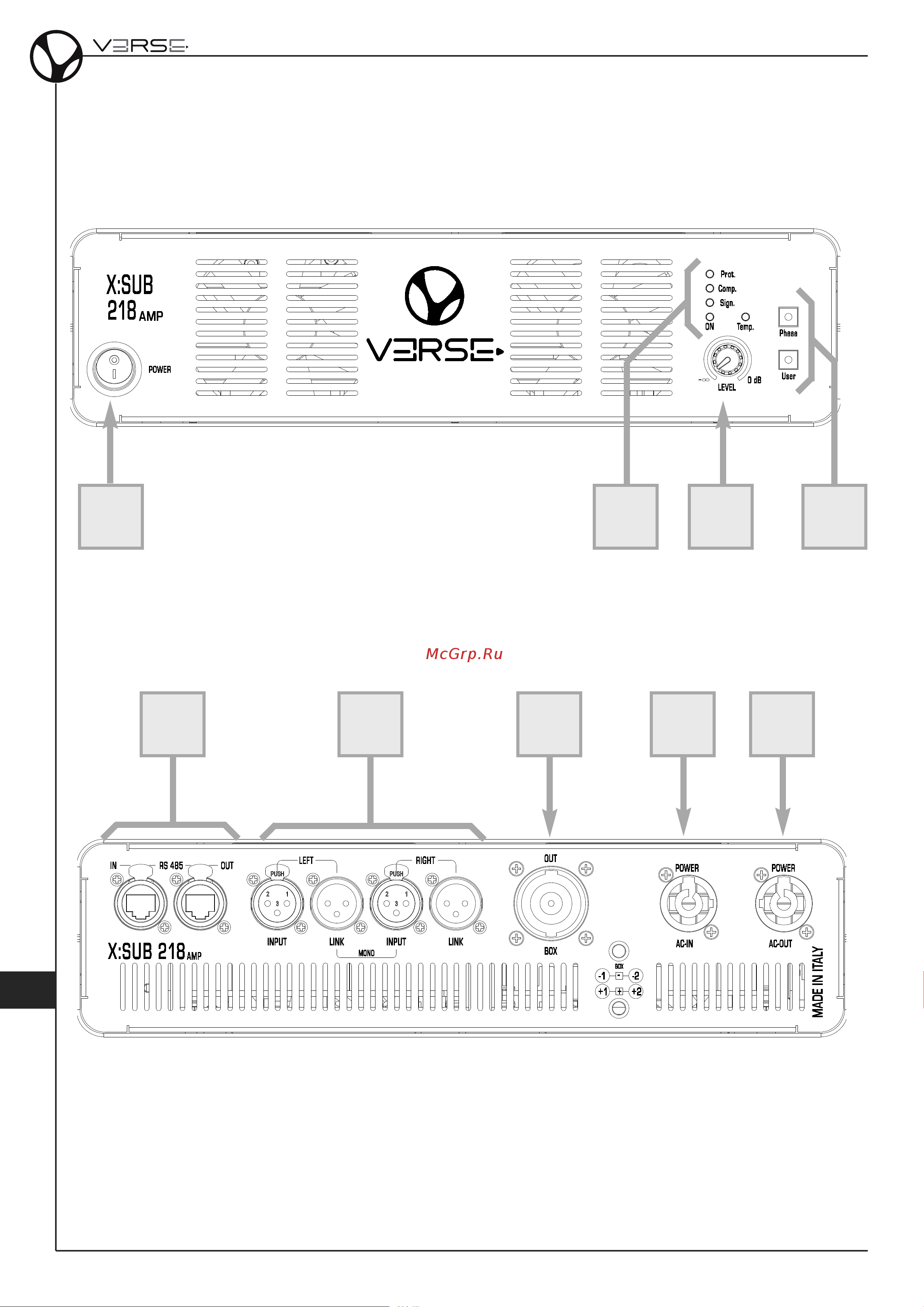 VERSE XSIDER 15 [10/56] X sub 218 amp