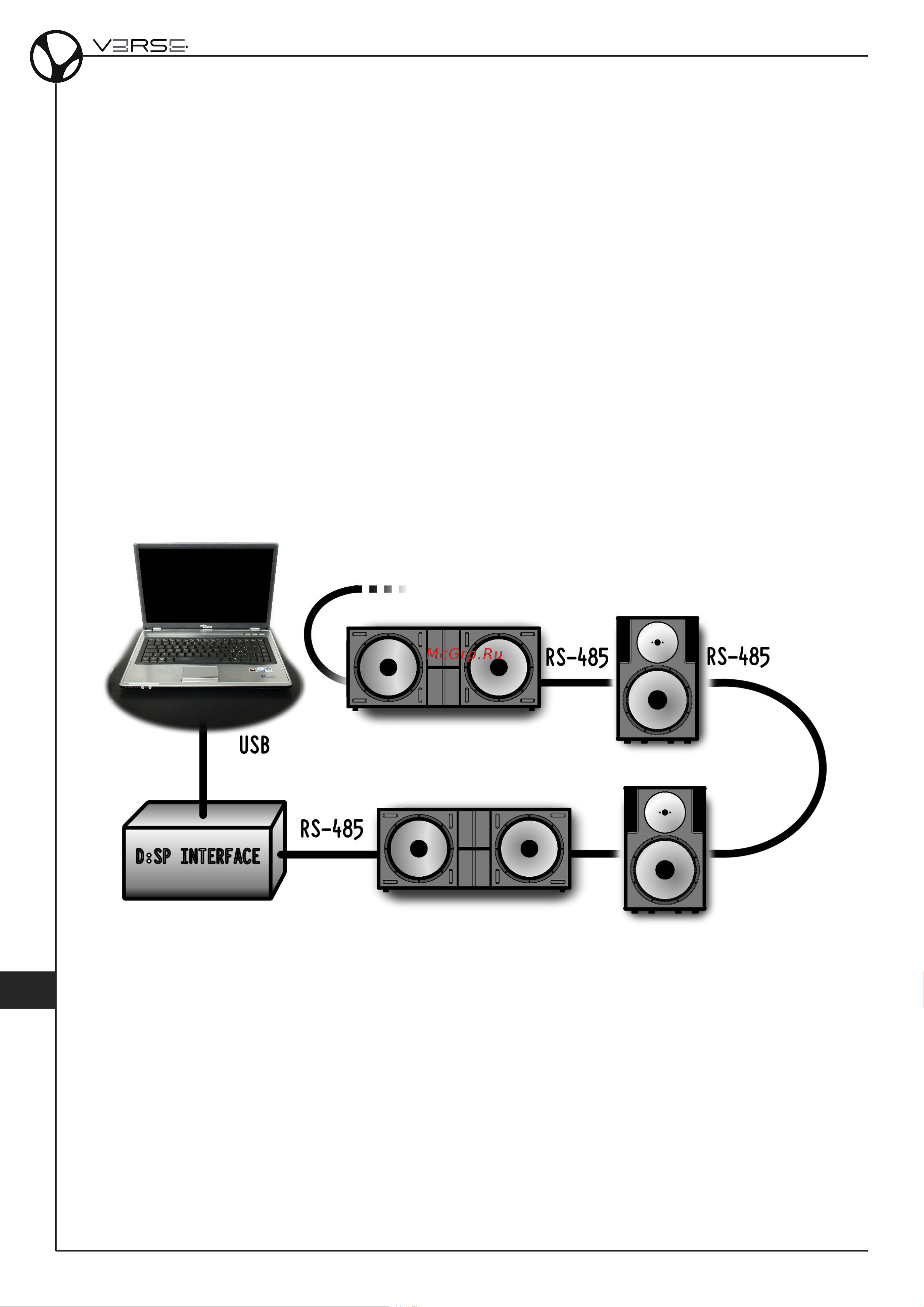 VERSE XSIDER 15 [22/56] Rs 485 connection examples