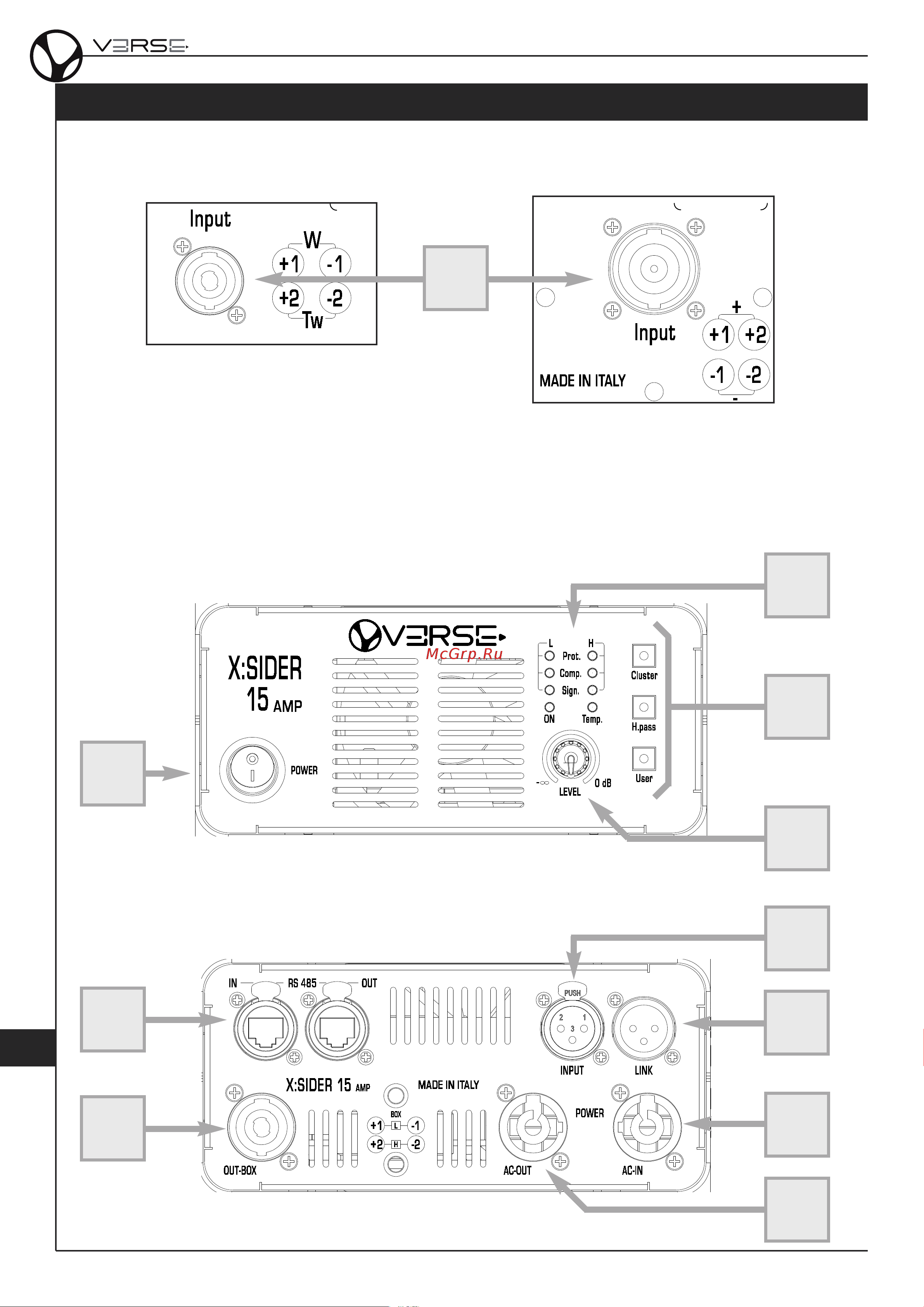 VERSE XSIDER 15 [32/56] Controlli e connessioni