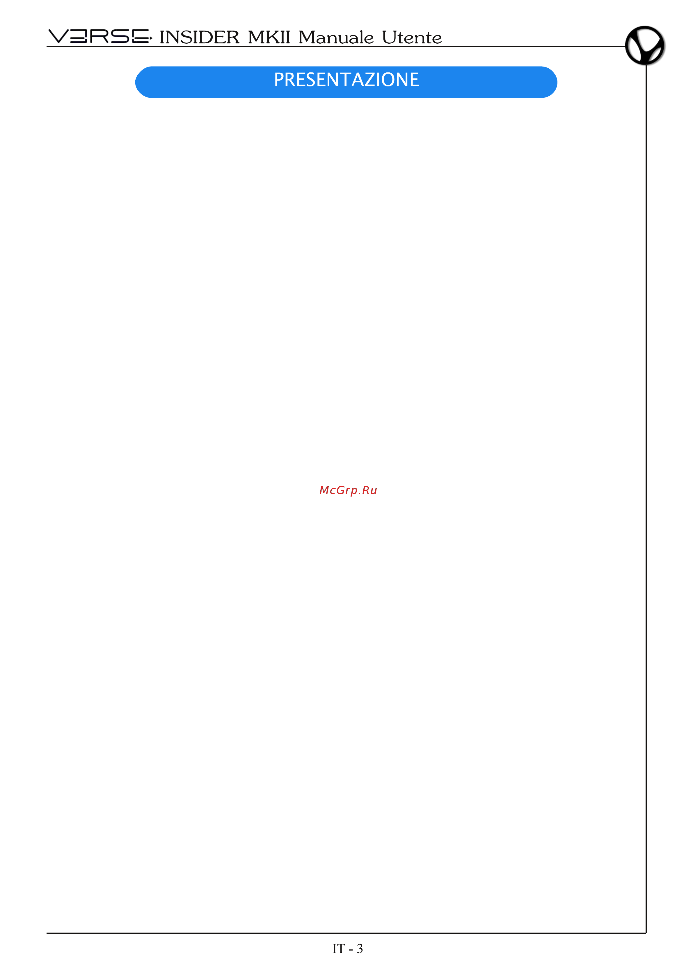 VERSE INSIDER 8 MKII [23/56] Tecnologia