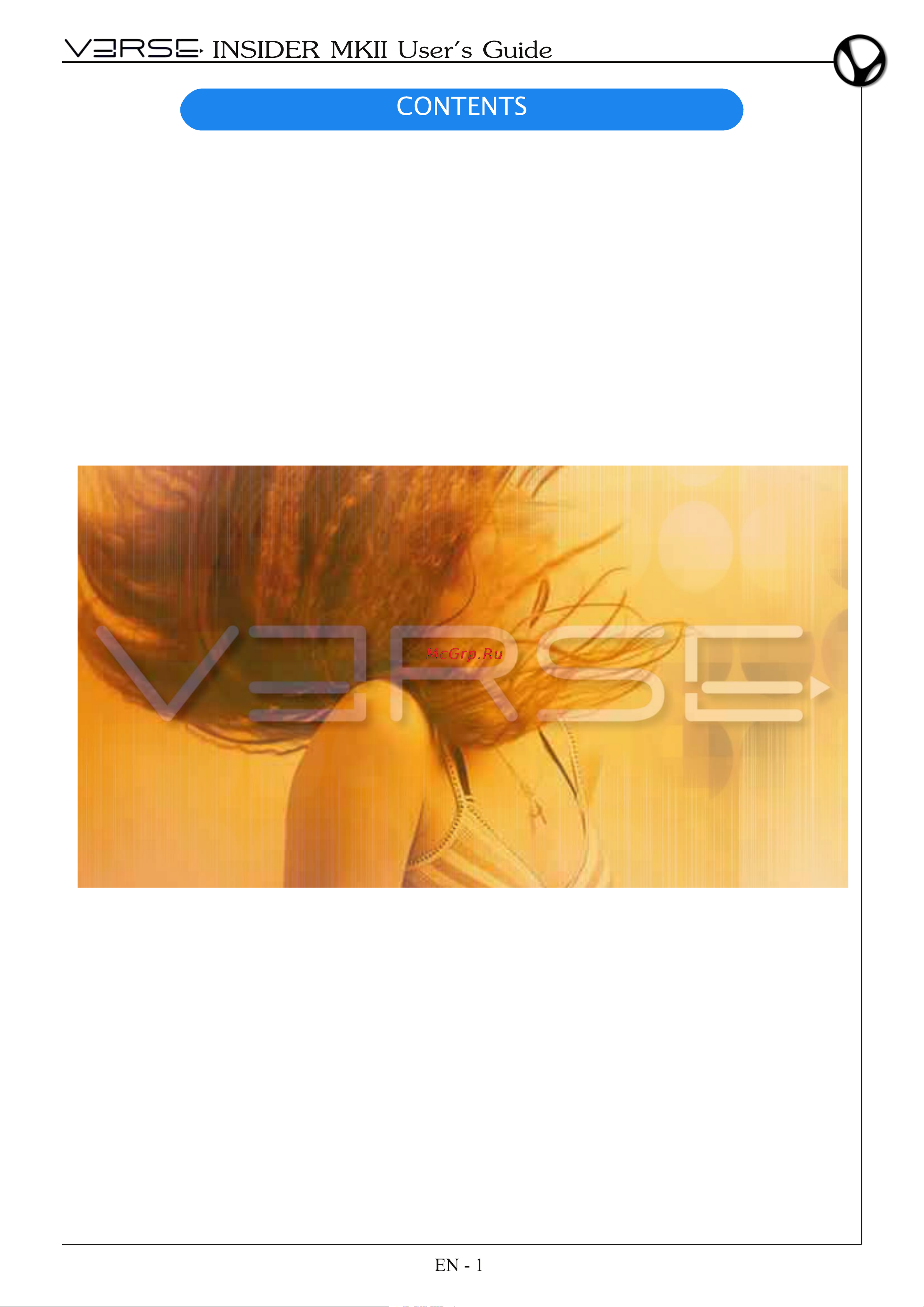 VERSE INSIDER 12 MKII [3/56] Open systems for open minds