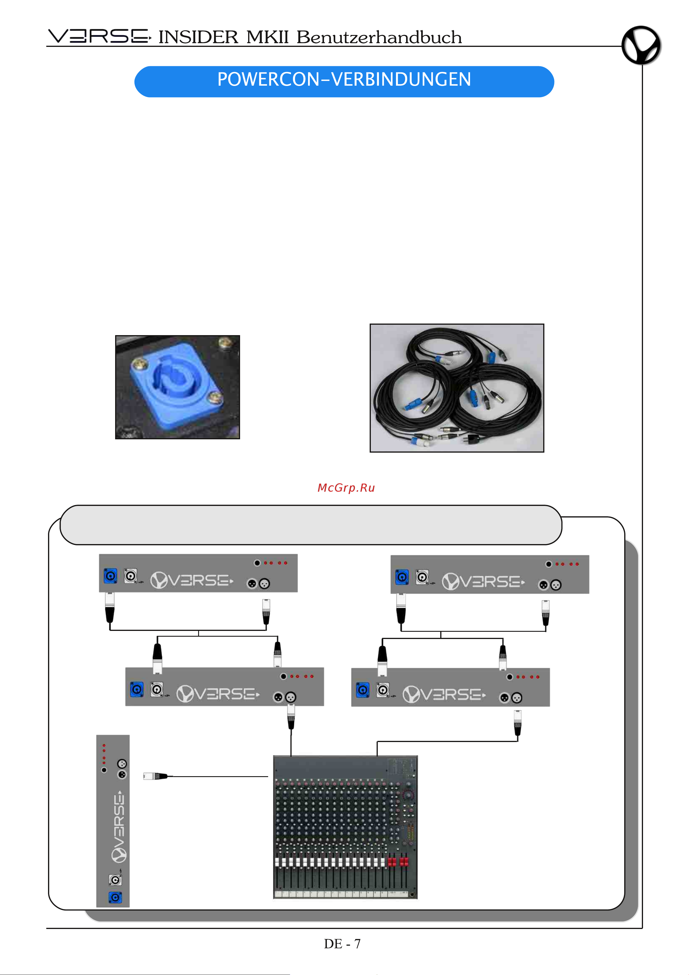 VERSE INSIDER 12 MKII [45/56] Konfiguration 1 direkte mixer verbindung monitor
