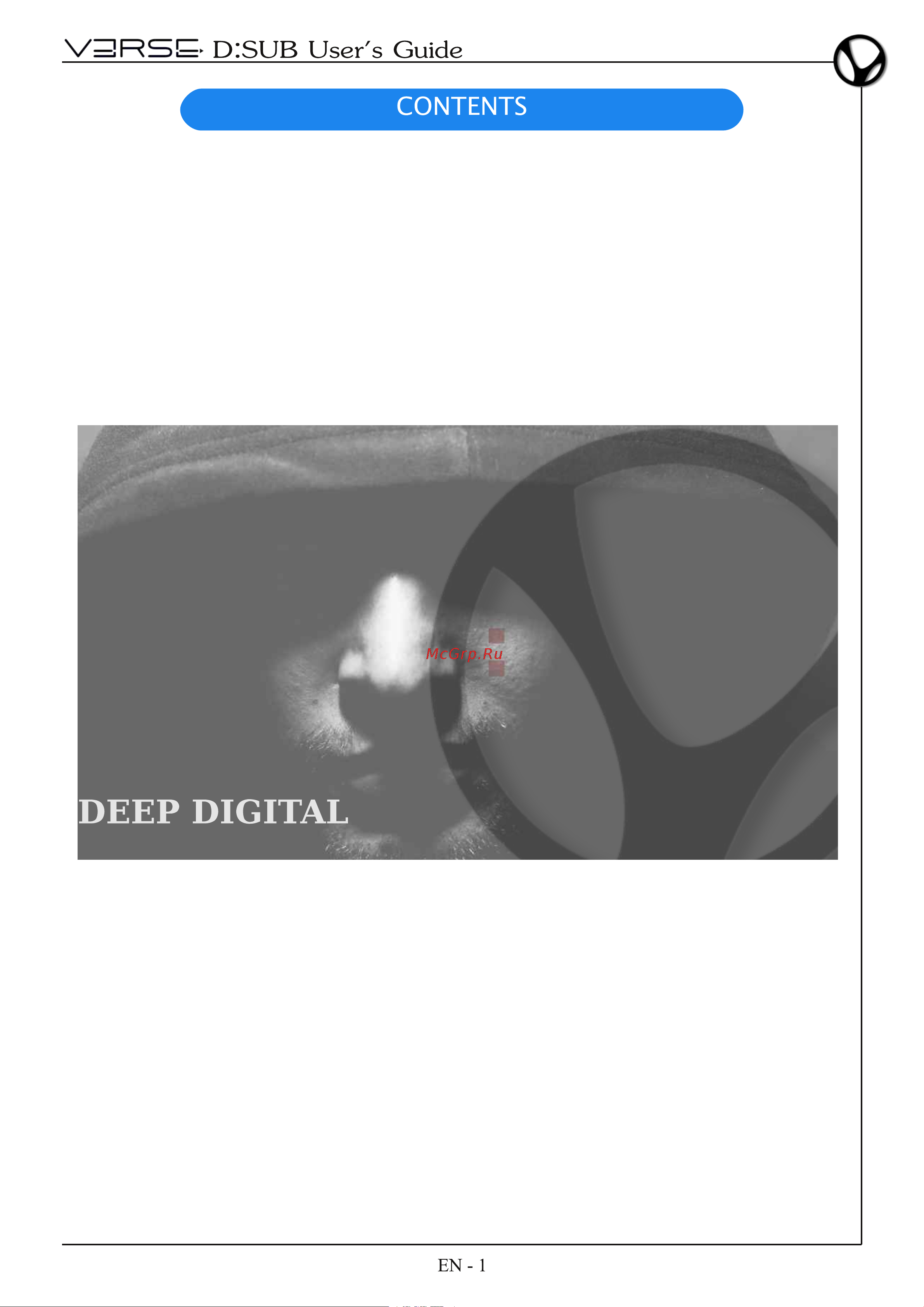 VERSE DSUB 215 [3/52] Open systems for open minds