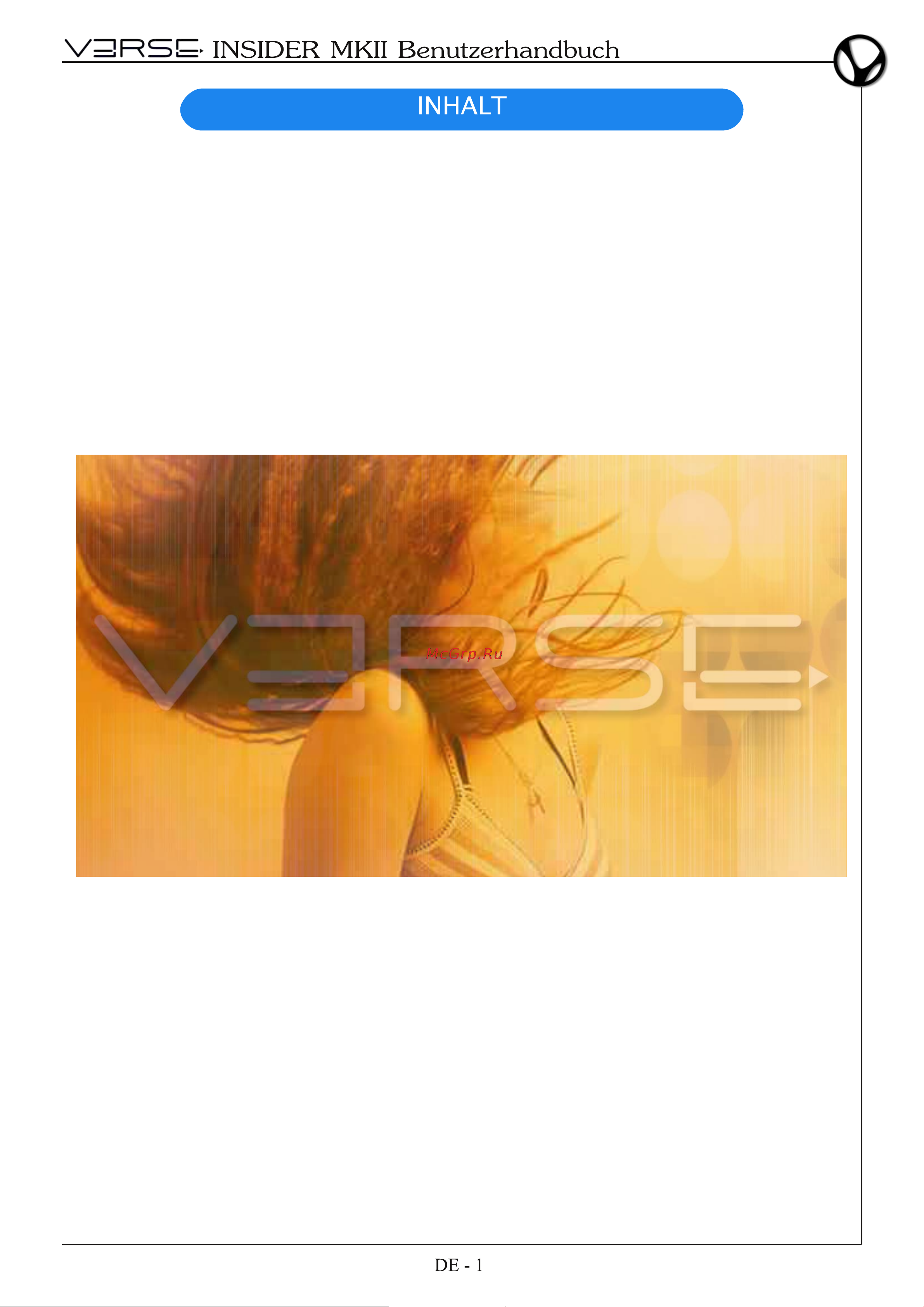 VERSE INSIDER 15 MKII [39/56] Open systems for open minds