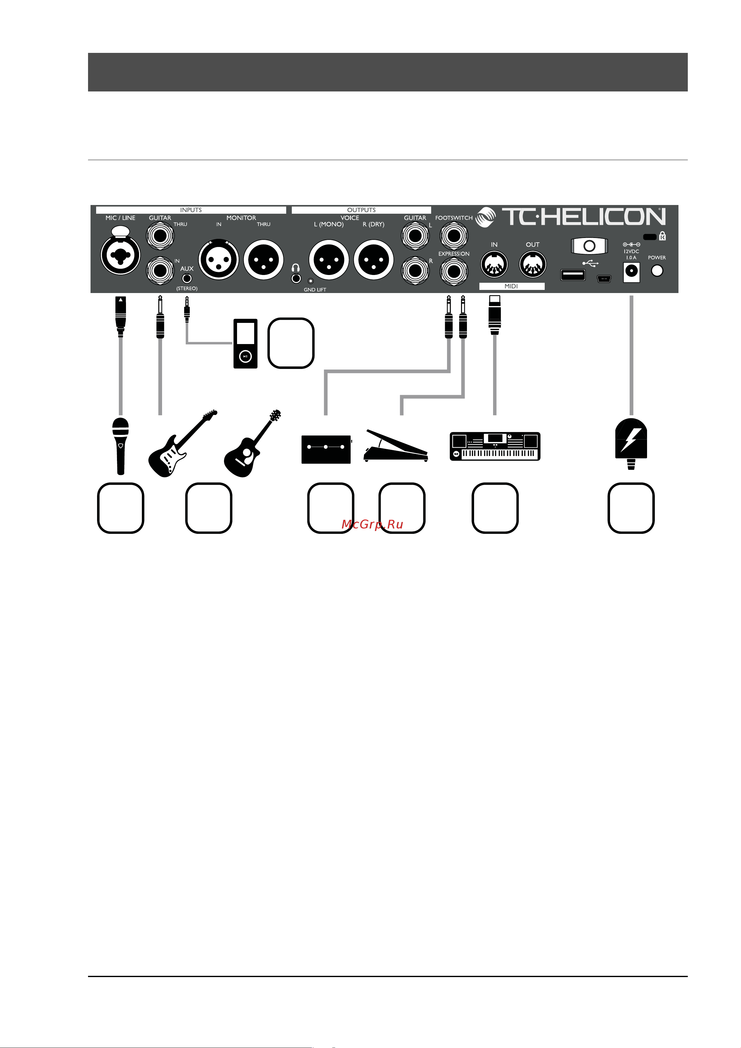 TC HELICON VOICELIVE 3 [11/82] 3 6 5 7 1