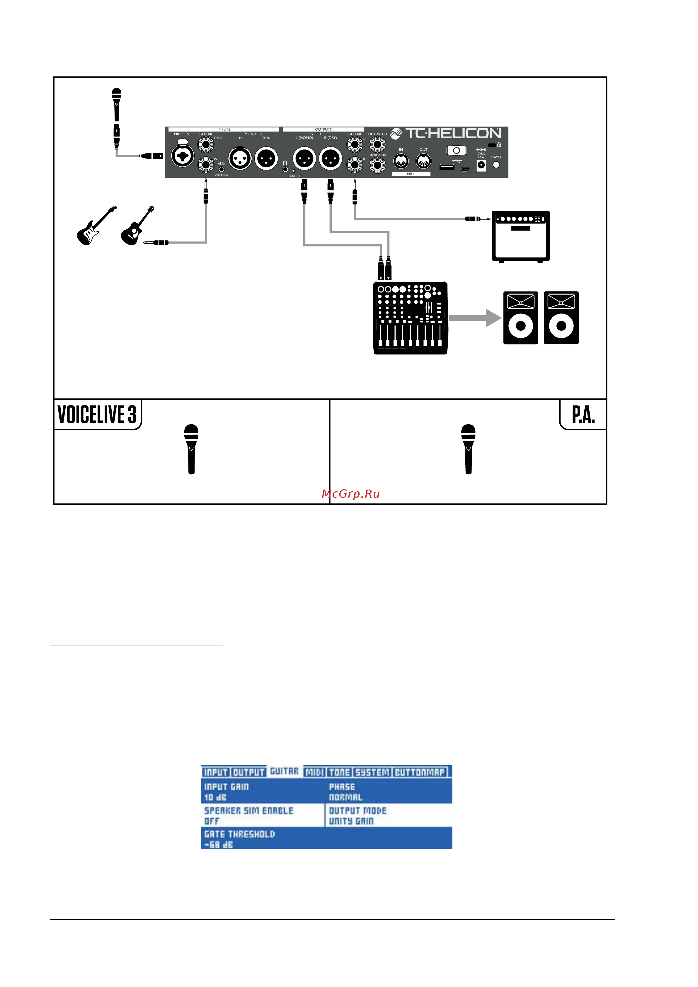 TC HELICON VOICELIVE 3 [16/82] Voice live 3 ðóêîâîäñòâî ïîëüçîâàòåëÿ