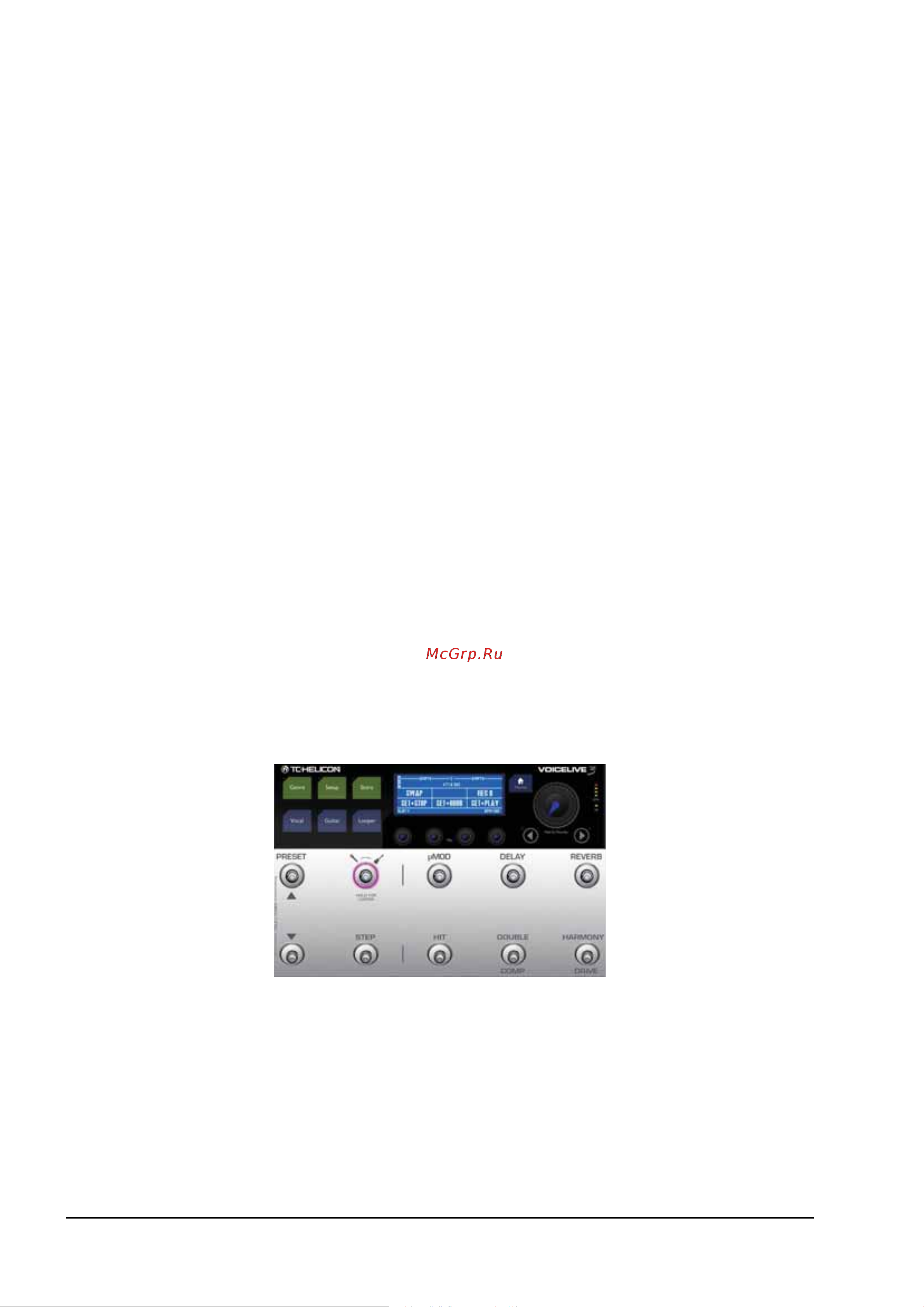 TC HELICON VOICELIVE 3 [56/82] Voice live 3 ðóêîâîäñòâî ïîëüçîâàòåëÿ