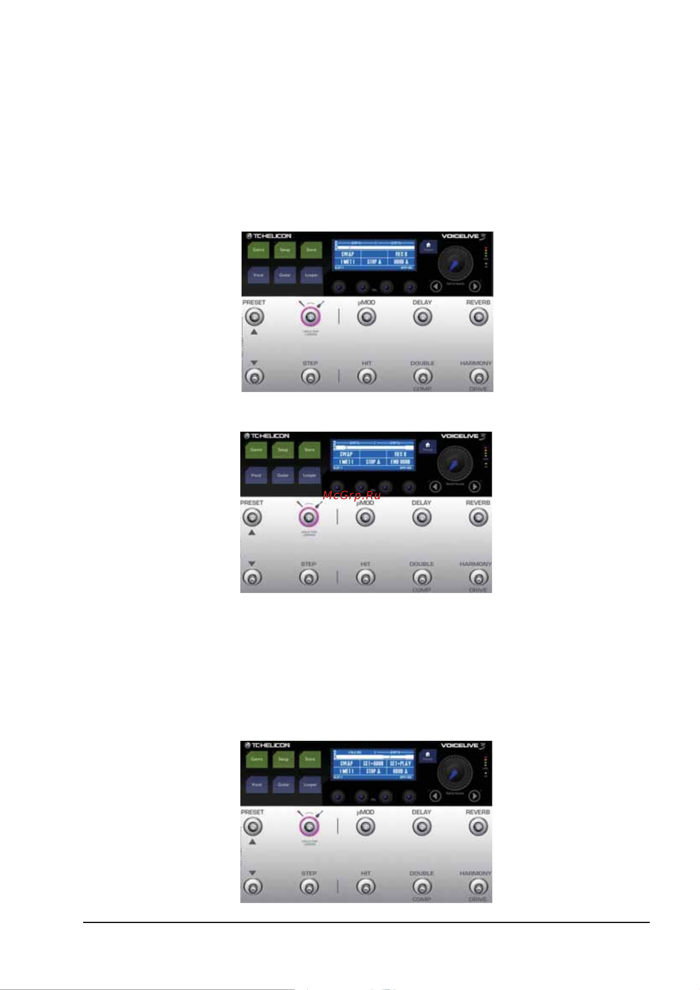 TC HELICON VOICELIVE 3 [57/82] Voice live 3 ðóêîâîäñòâî ïîëüçîâàòåëÿ 57