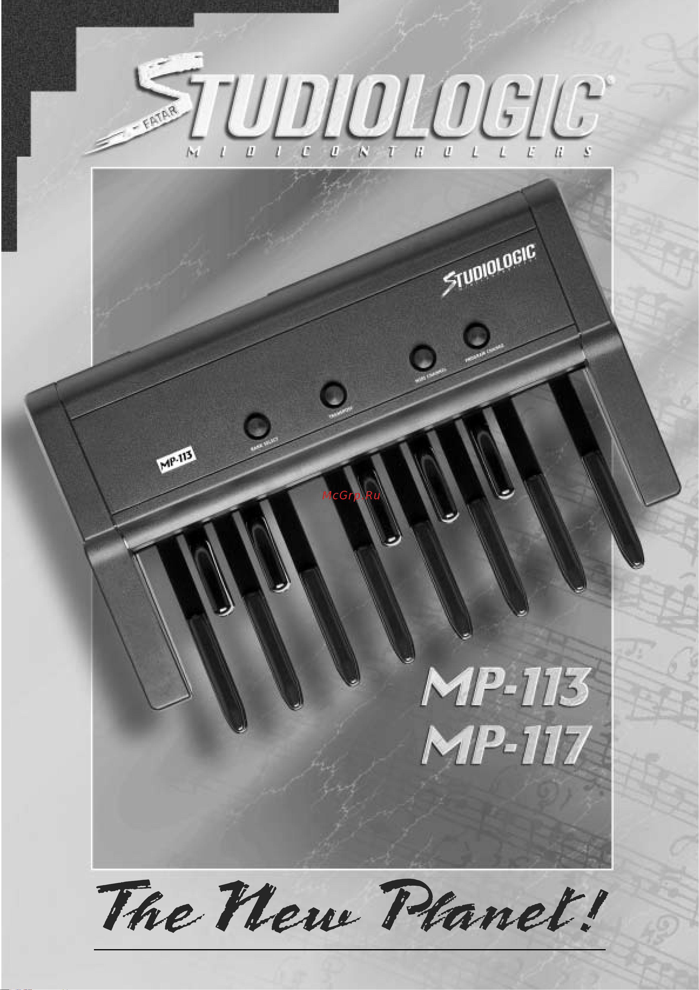 STUDIOLOGIC MIDI PEDALBOARD MP117 Руководство по эксплуатации онлайн