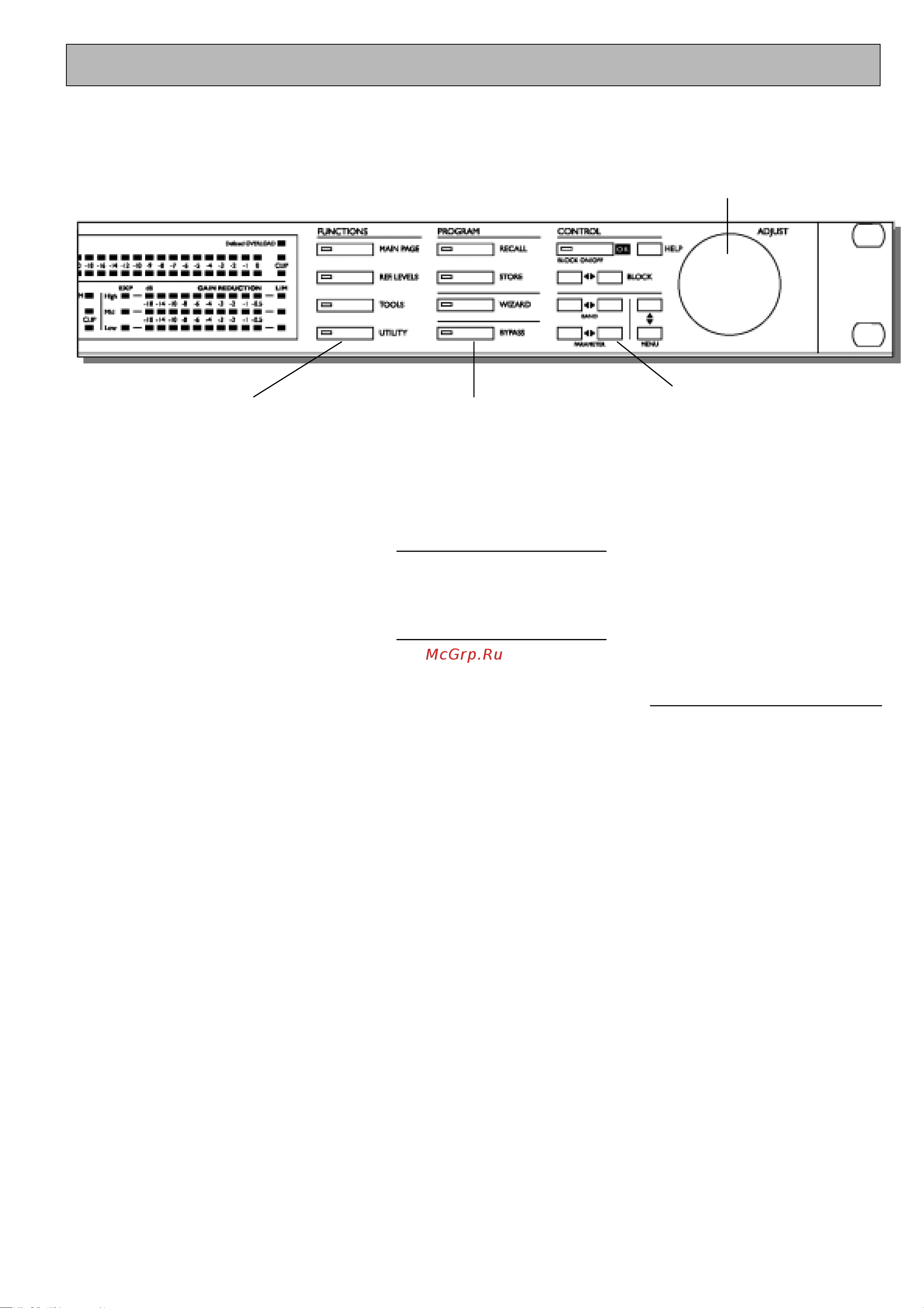 Tc Electronic DBMAX [7/49] Лицевая панель