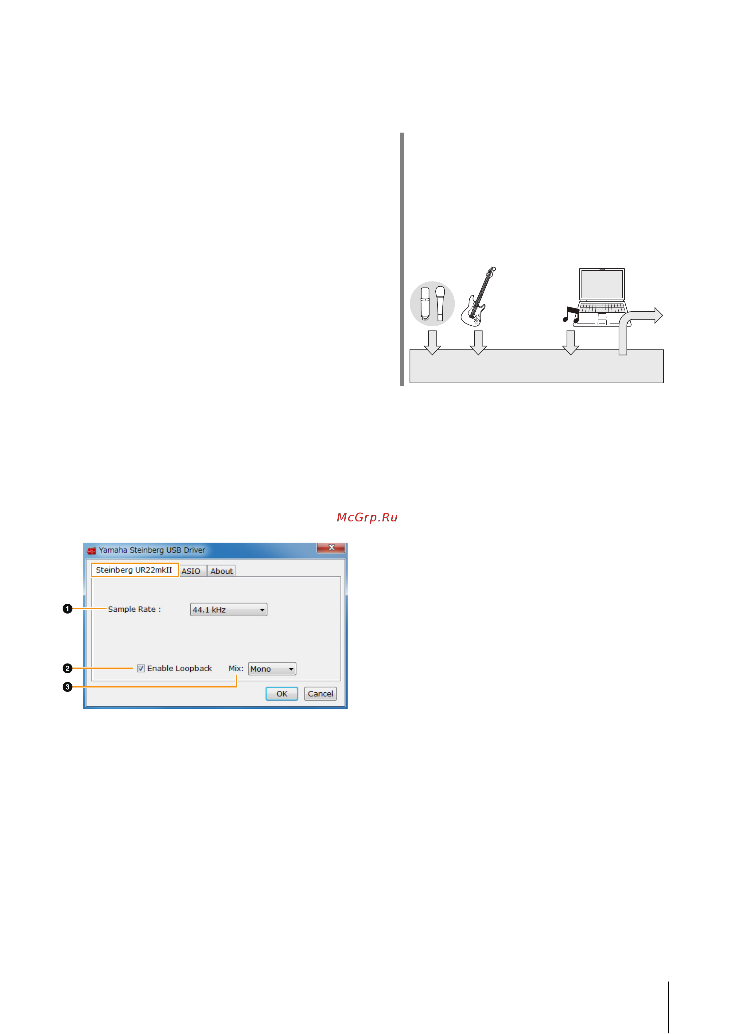 STEINBERG UR22 MKII [7/20] Enable loopback