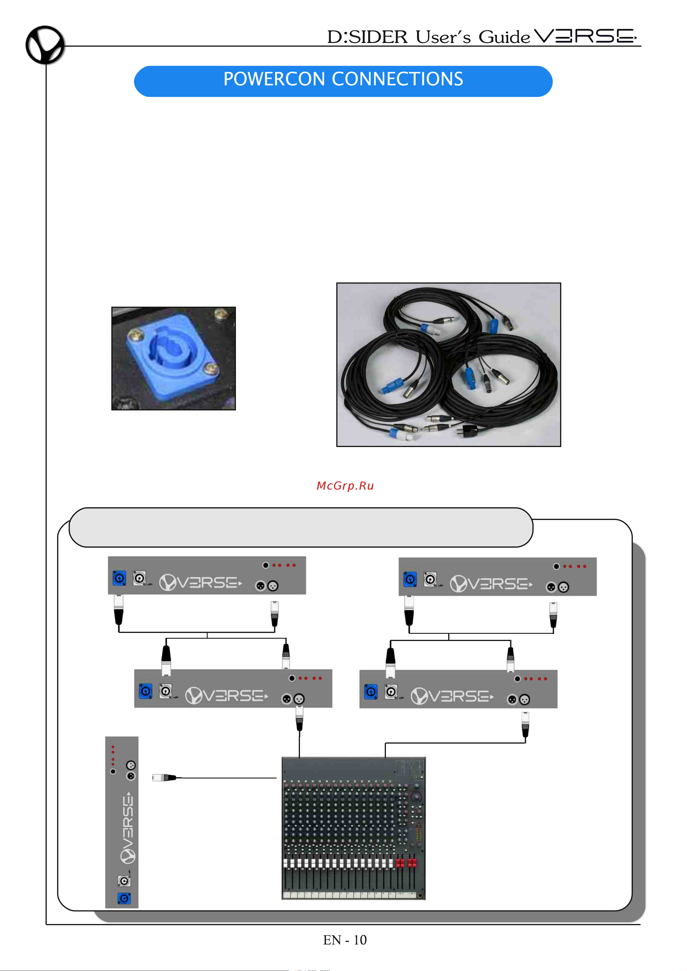 VERSE DSIDER 12 [12/68] Configuration 1 direct mixer connection monitor