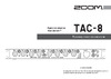 Zoom TAC-8 Руководство по эксплуатации