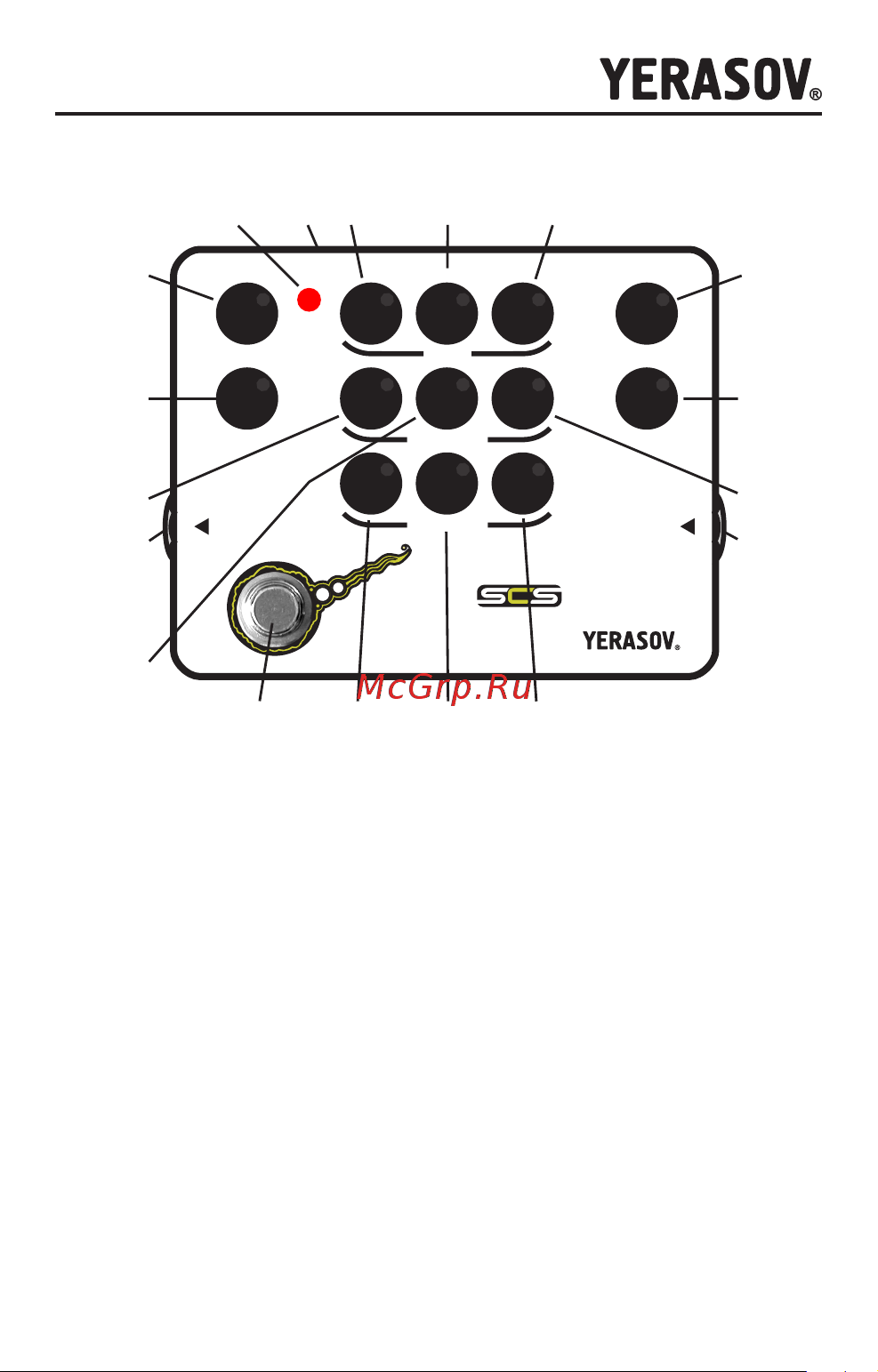 Yerasov SCS-PQ-10B Parametric Equalizer [3/8] Îðãàíû óïðàâëåíèß