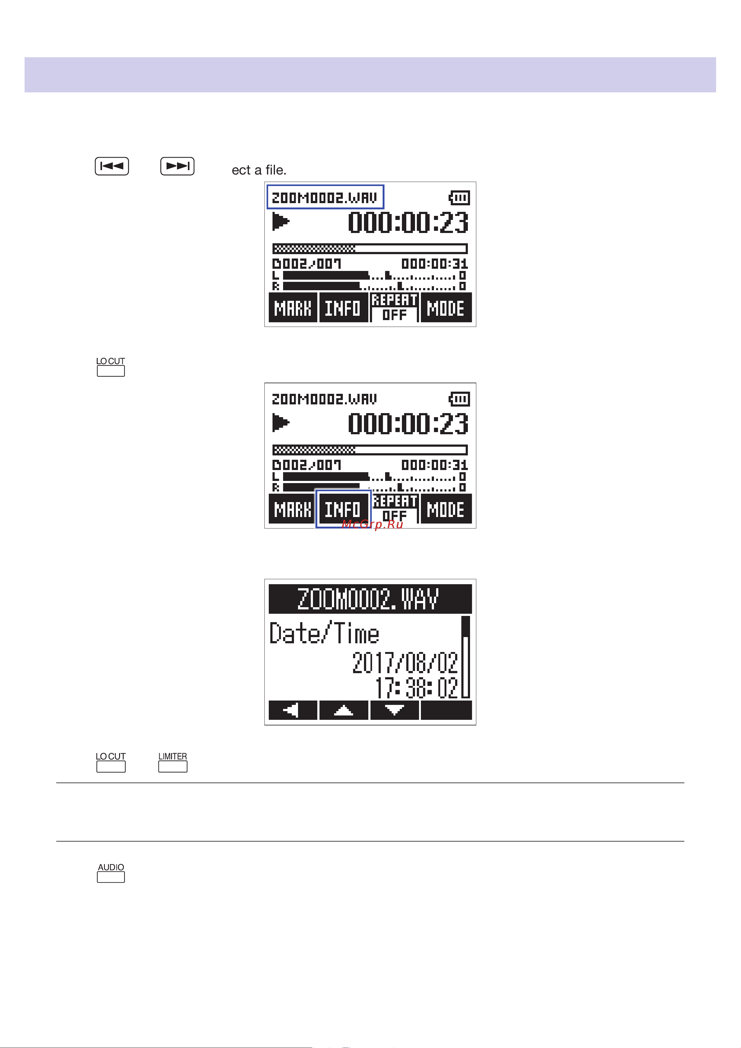 Zoom H1n Limited Edition [37/71] Checking file information
