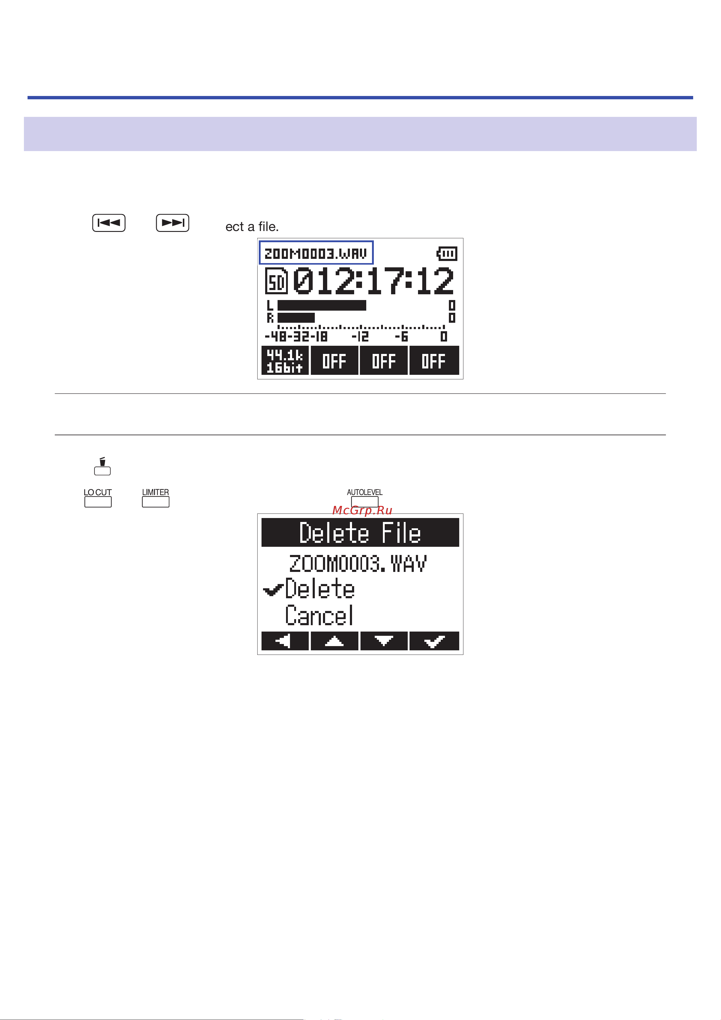Zoom H1n Limited Edition [43/71] Working with files