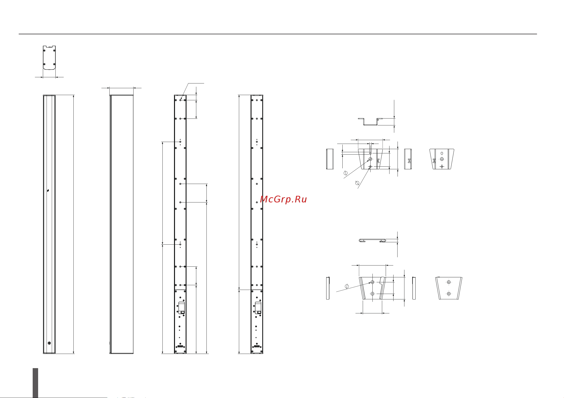 Yamaha VXL1B-16P [23/32] Dimensions