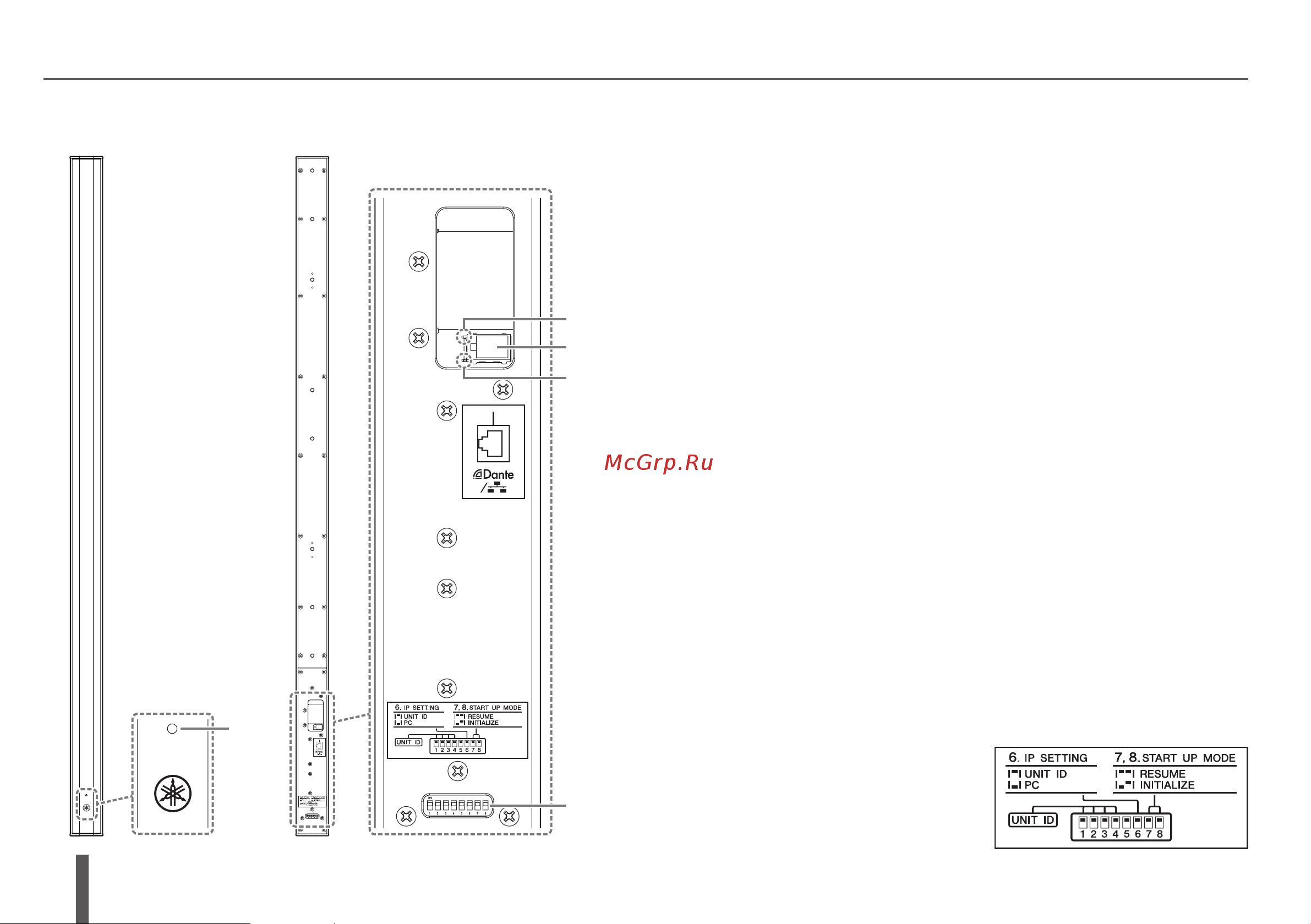 Yamaha VXL1B-16P [8/32] Controls and connectors
