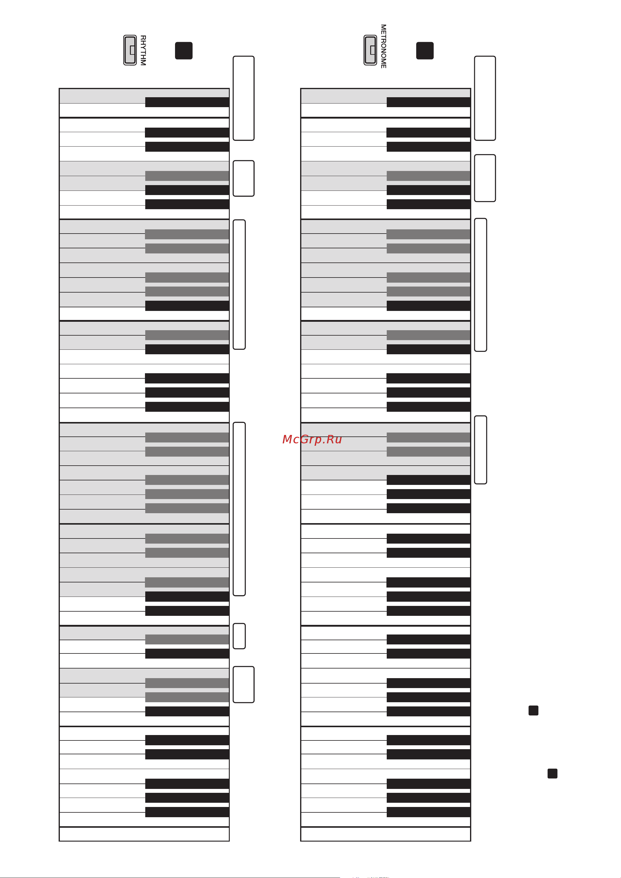 Yamaha P-125WH [28/34] Quick operation guide