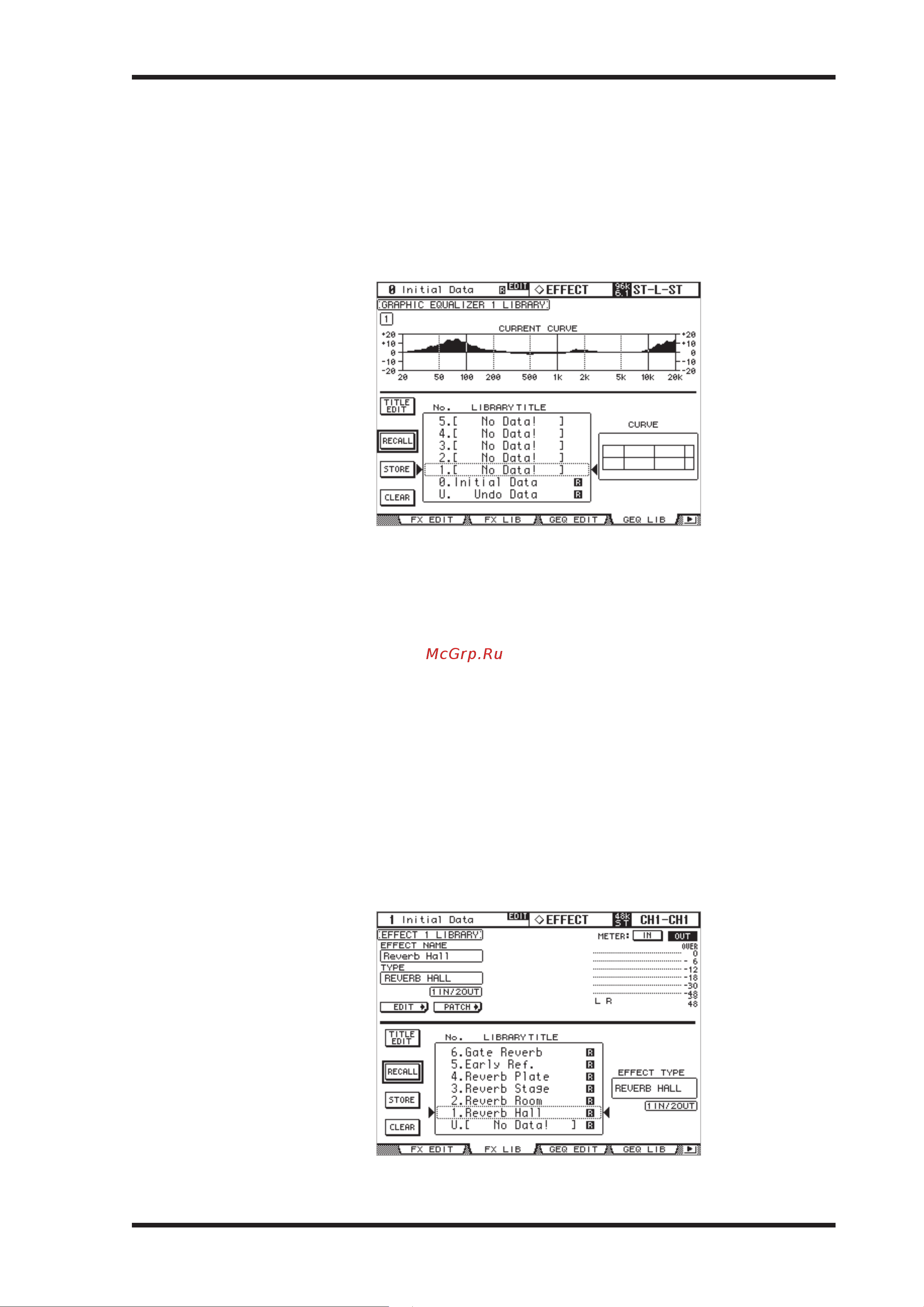 Yamaha DM2000VCM [168/315] Библиотека графических эквалайзеров
