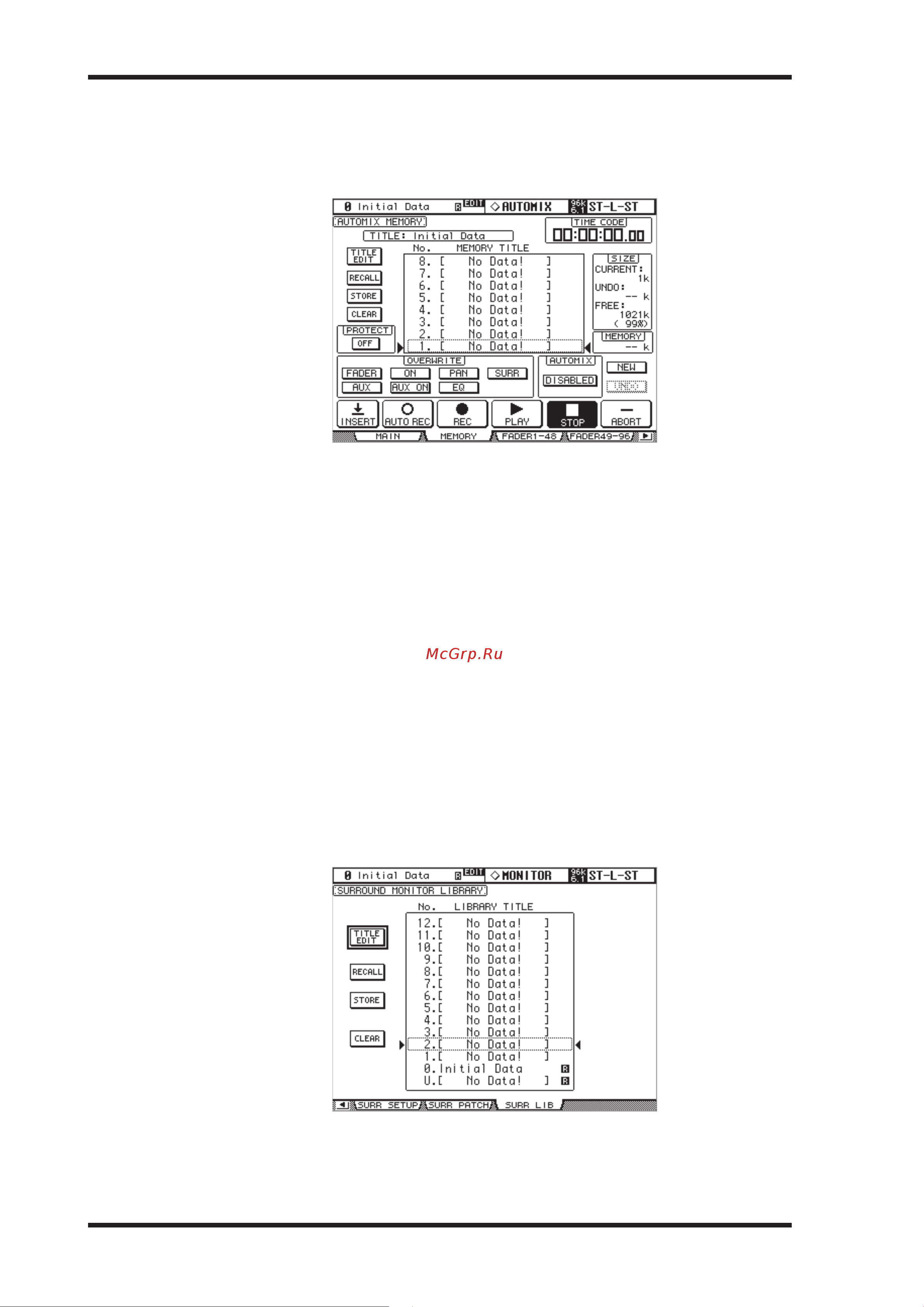 Yamaha DM2000VCM [173/315] Библиотека монитора окружающего звука