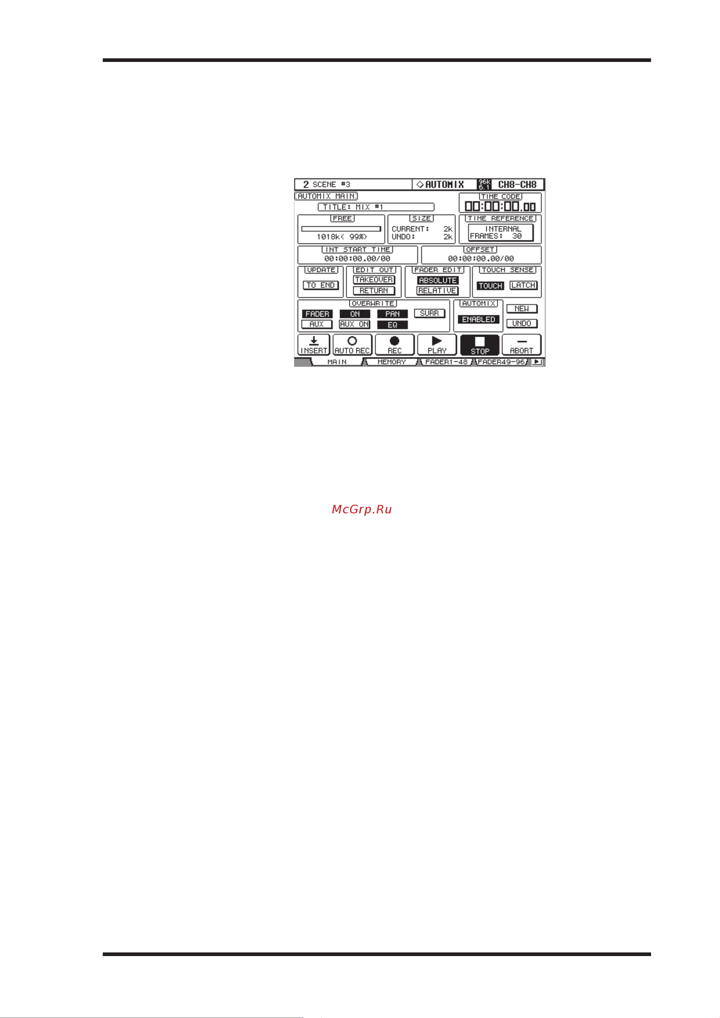 Yamaha DM2000VCM [194/315] Установки параметров кнопки inc dec и кнопку enter