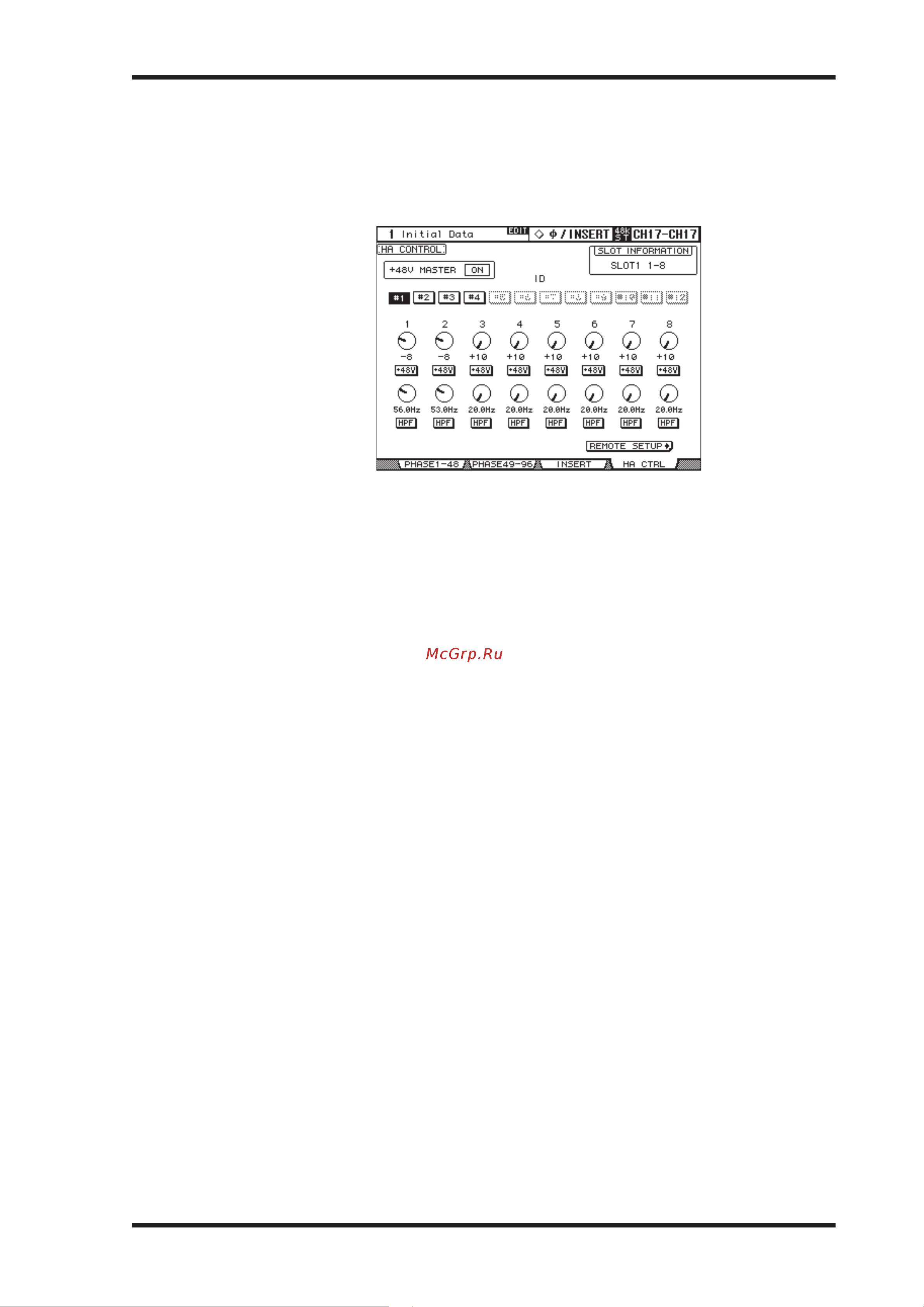 Yamaha DM2000VCM [268/315] Управление ad8hr ad824 с помощью dm2000