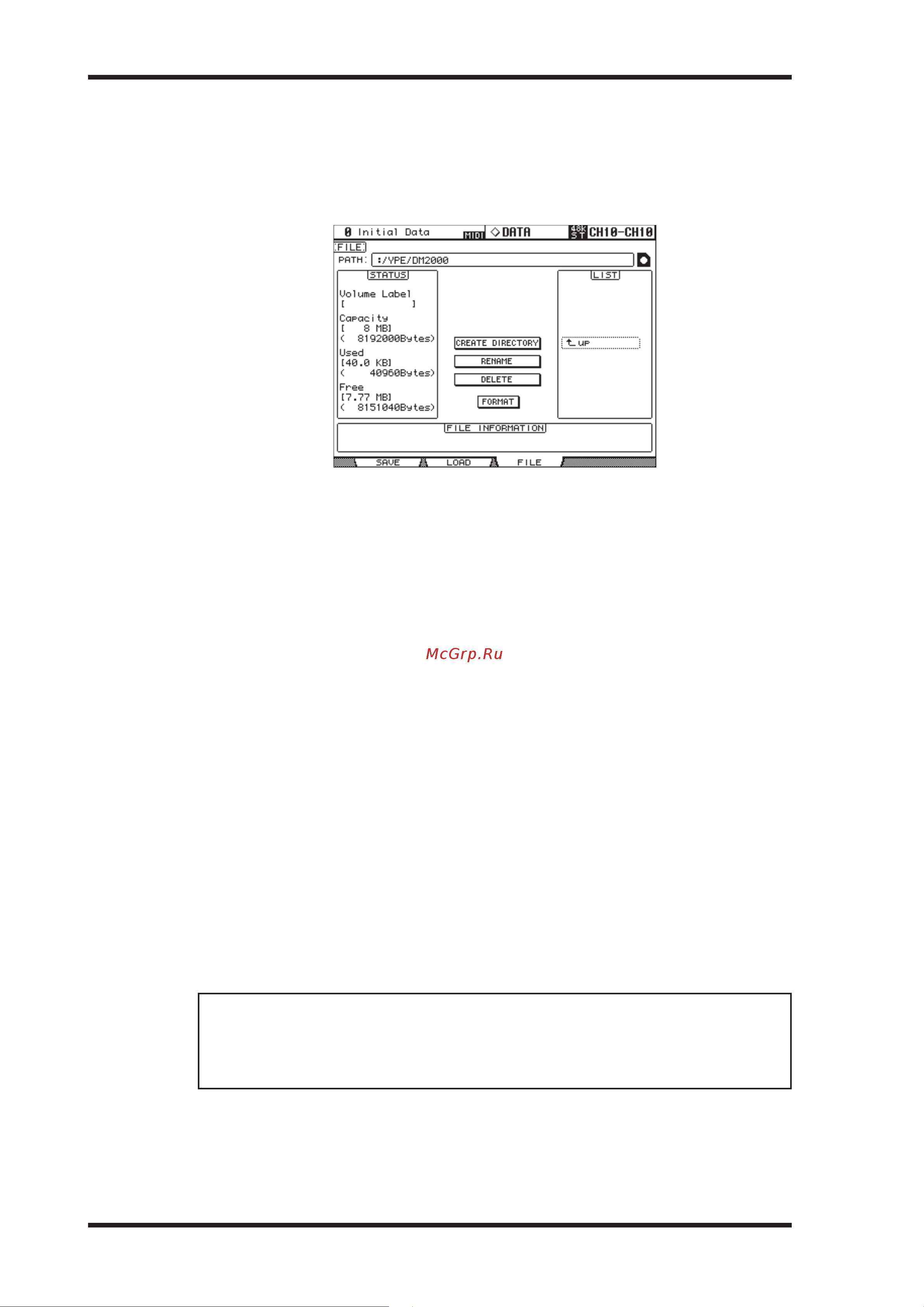 Yamaha DM2000VCM [273/315] Управление файлами и плата smartmedia