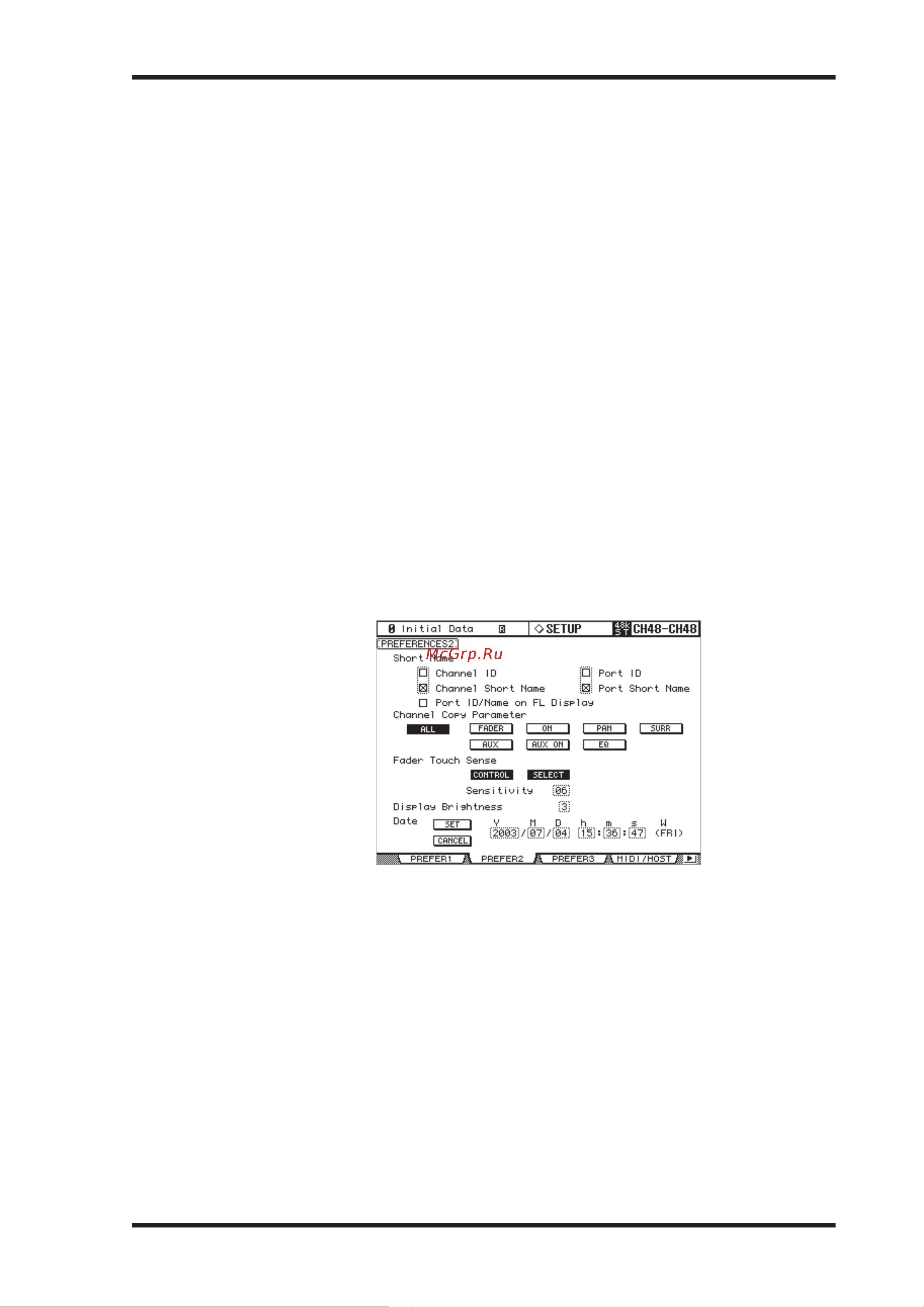 Yamaha DM2000VCM [276/315] Предпочтения 2