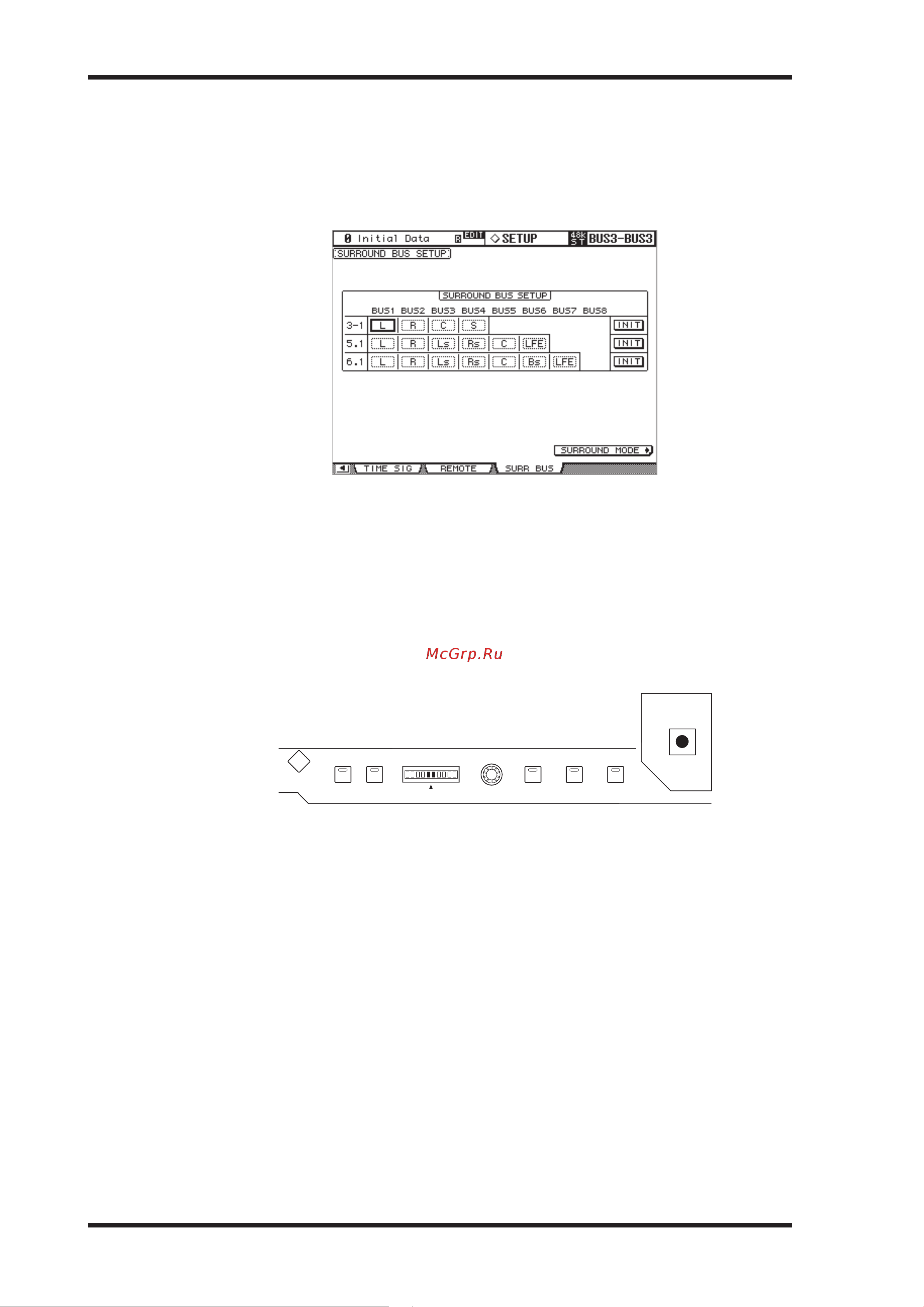 Yamaha DM2000VCM [99/315] Присвоение каналов окружающего звука шинам