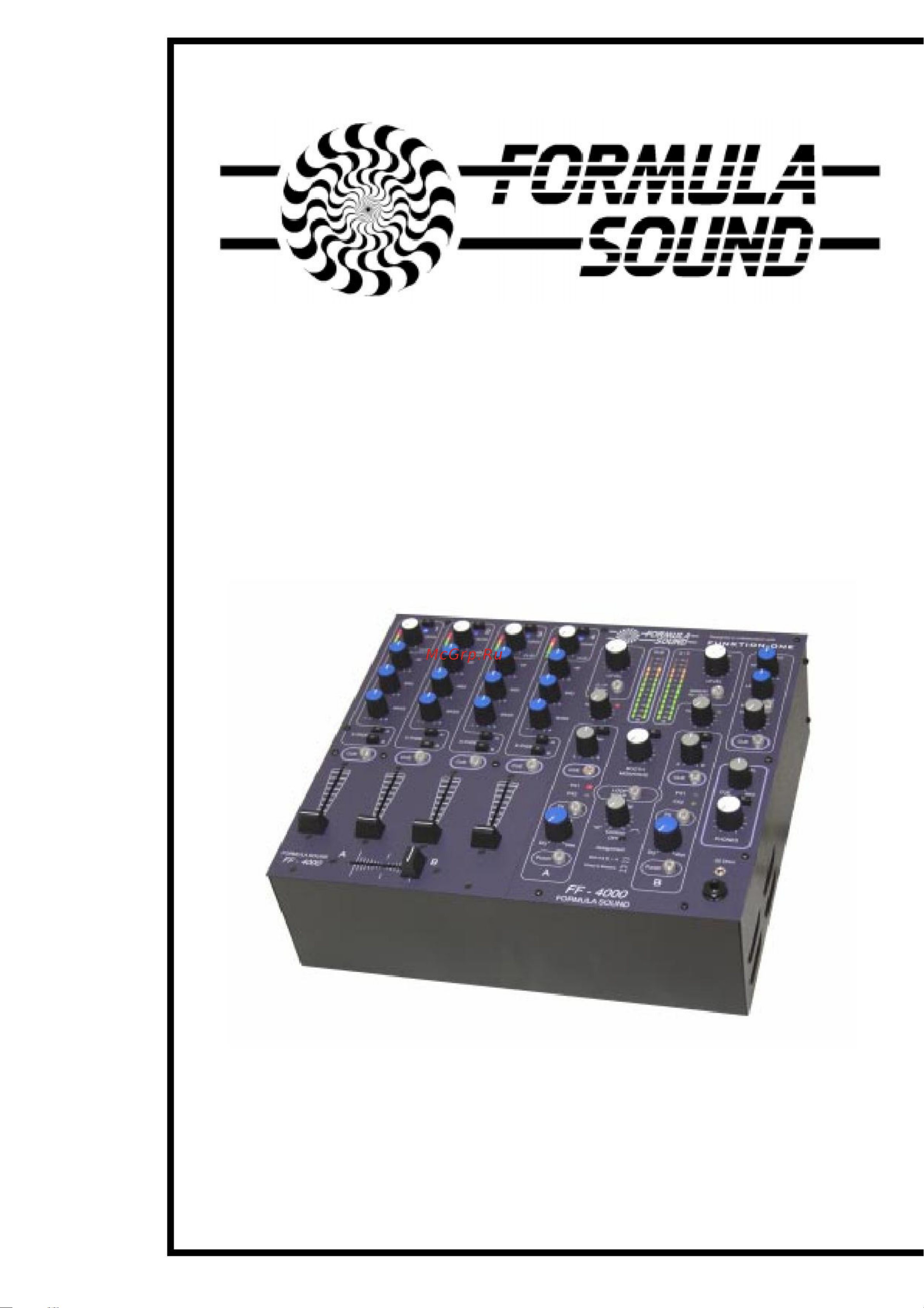 FORMULA SOUND FF-4000 Руководство по эксплуатации онлайн