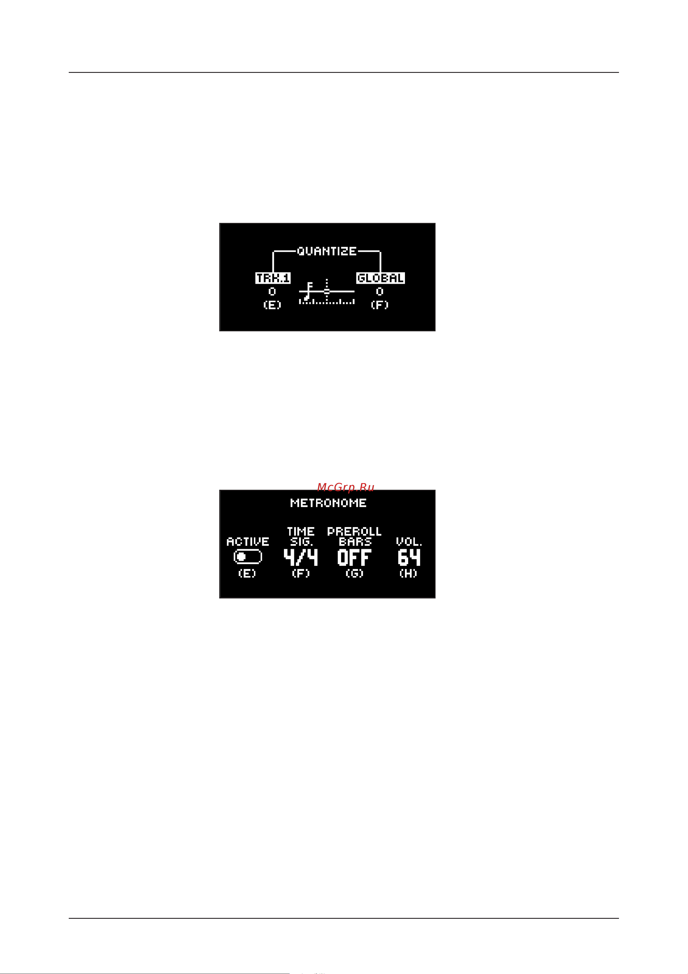 ELEKTRON Digitakt [31/70] Trig parameters page