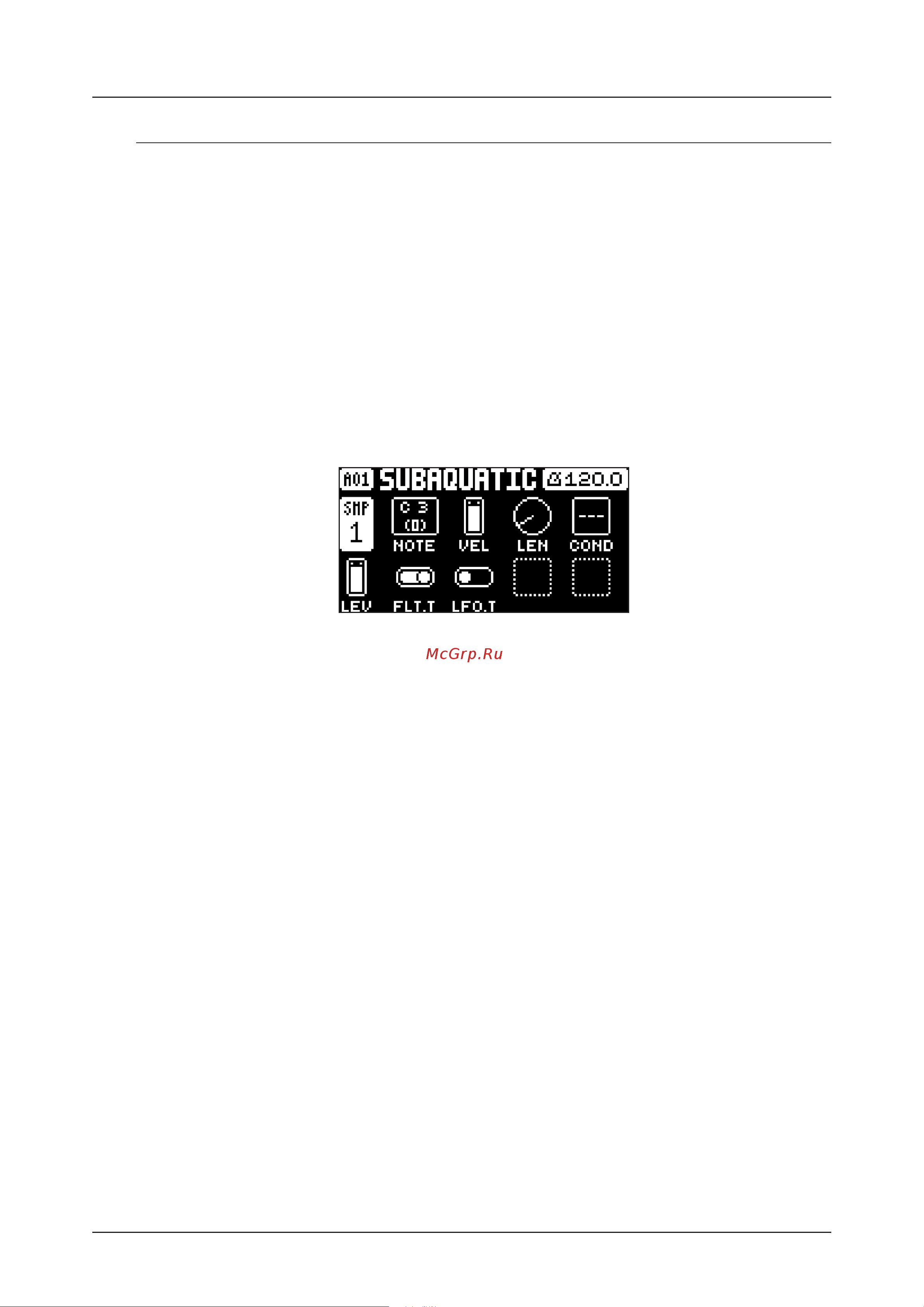 ELEKTRON Digitakt [36/70] Audio track parameters
