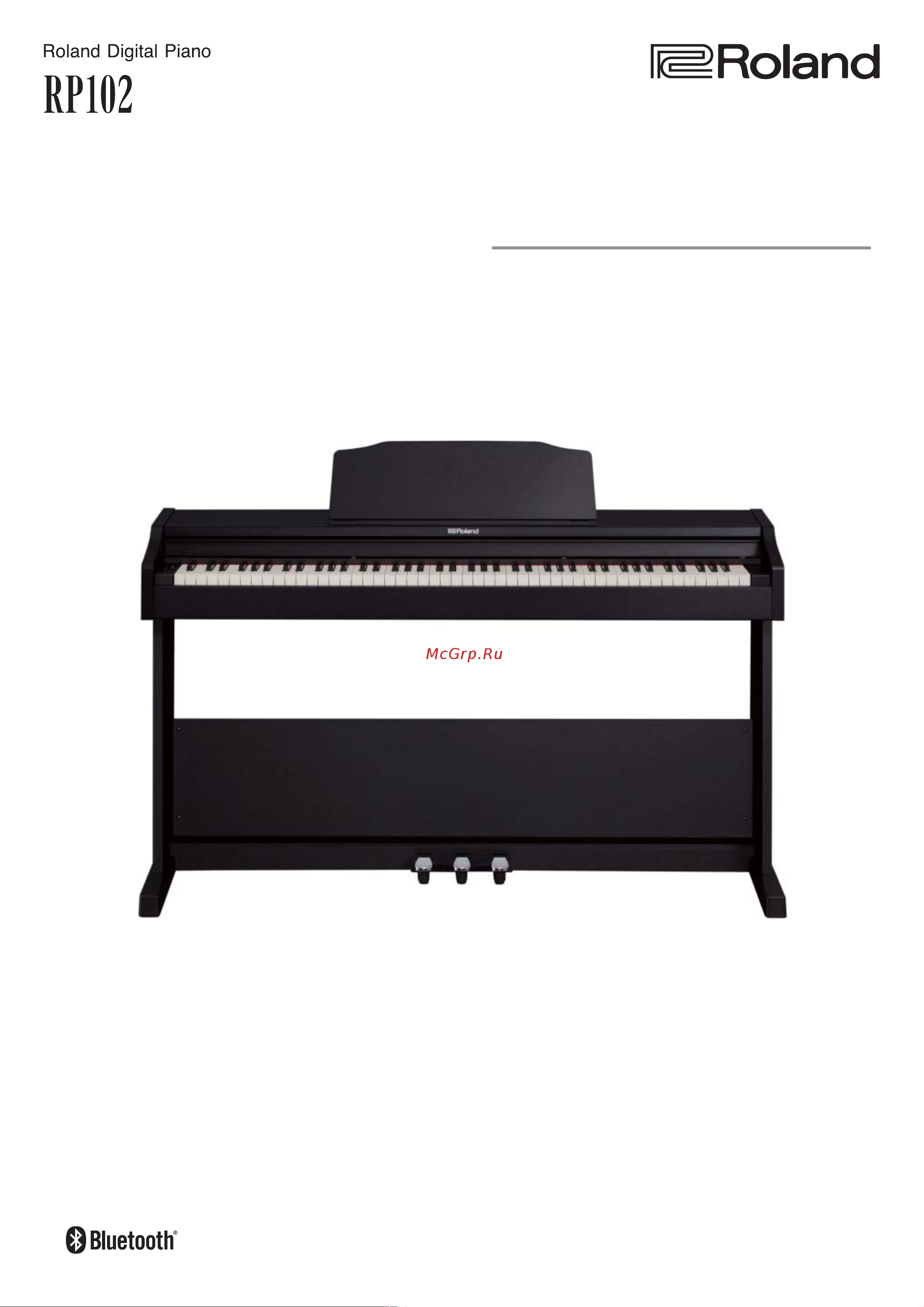 Roland RP102-BK Руководство по эксплуатации онлайн