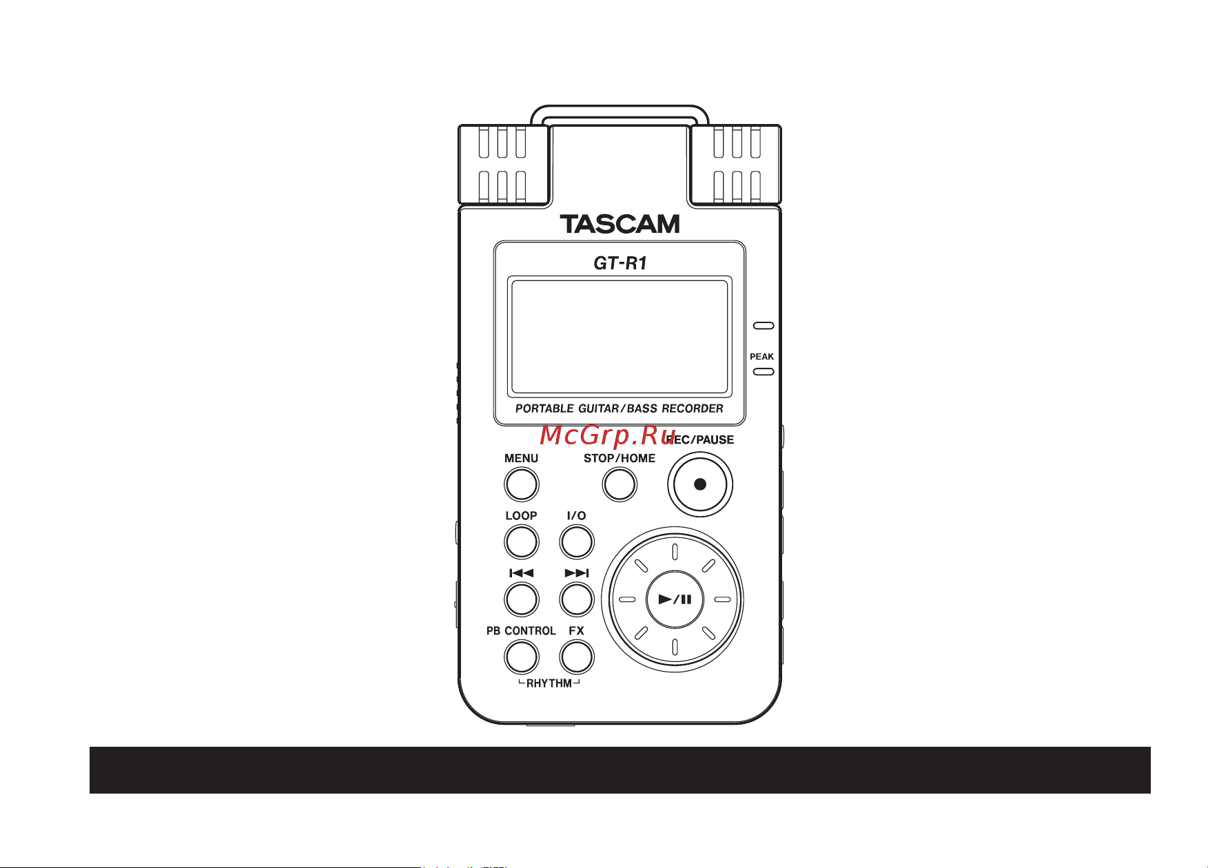Tascam GT-R1 Руководство по эксплуатации онлайн